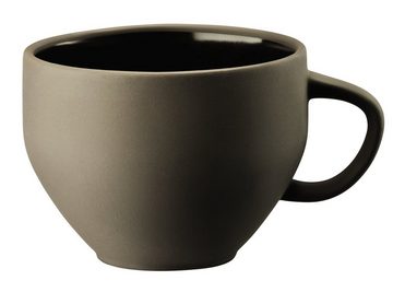 Rosenthal Tasse Junto Slate Grey Kombi-Obertasse 0,33 l, Steinzeug