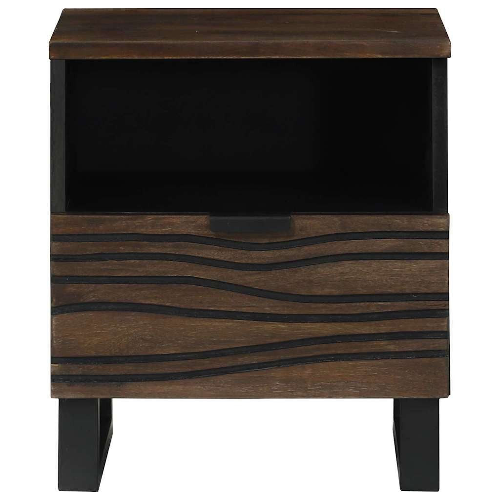 vidaXL Nachttisch Nachttisch Walnuss 40 x 33 x 46 cm Holzwerkstoff (1-St)