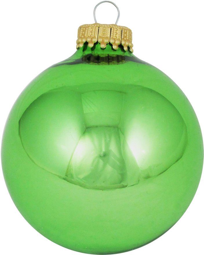 Krebs Glas Lauscha Weihnachtsbaumkugel CBK83298, Weihnachtsdeko, Christbaumschmuck, Christbaumkugeln Glas (8 St)