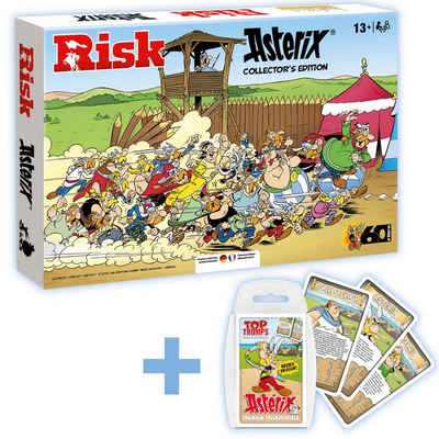 Winning Moves Spiel, Brettspiel Risiko Asterix und Obelix Collector's Edition & TOP TRUMPS Asterix, deutsch / französisch