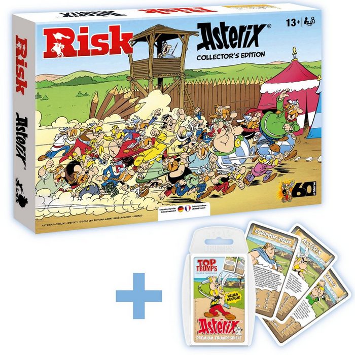 Winning Moves Spiel Brettspiel Risiko Asterix und Obelix Collector's Edition & TOP TRUMPS Asterix deutsch / französisch
