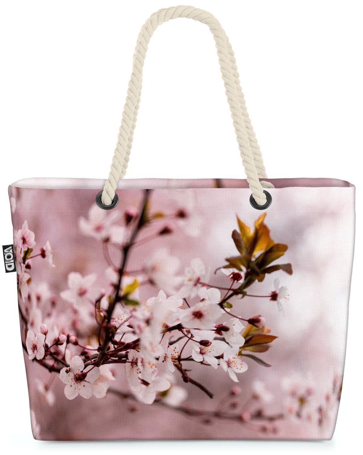 VOID (1-tlg), Frühling Aprikosenblüten Strandtasche Aprikosenblüten Frühling Sommer Baum Baum Ap