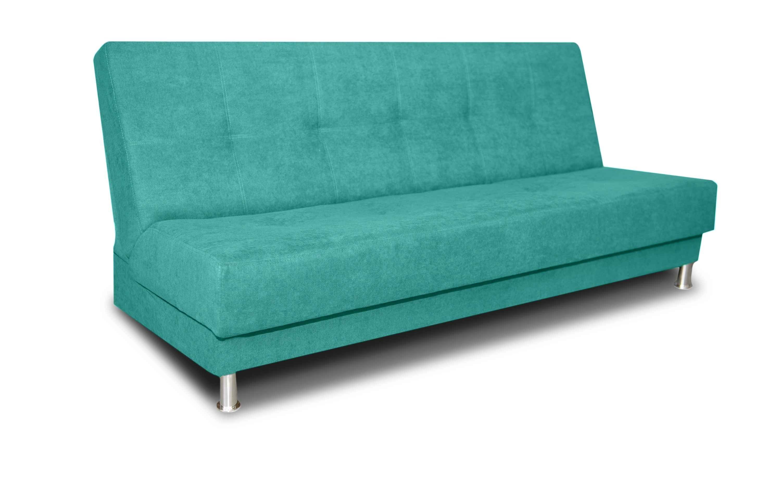 Siblo 3-Sitzer Dreisitzige Couch Rosalia mit Schlaffunktion, Bettzeugbehälter, Dreisitzer-Sofa Minze