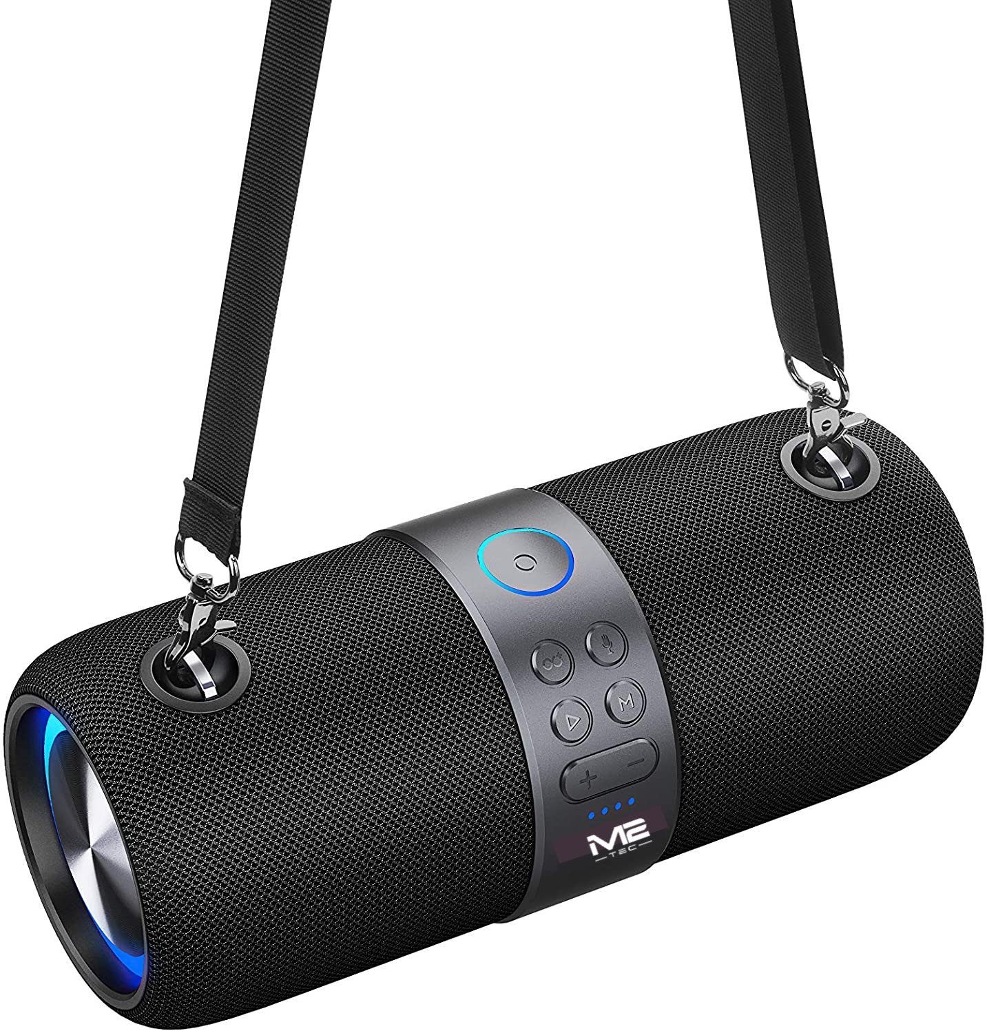 M2-Tec Tragbare Musikbox Bluetooth-Lautsprecher (Bluetooth, Bis zu 10 Meter Reichweite, 28W, Typ-C Ladefunktion)