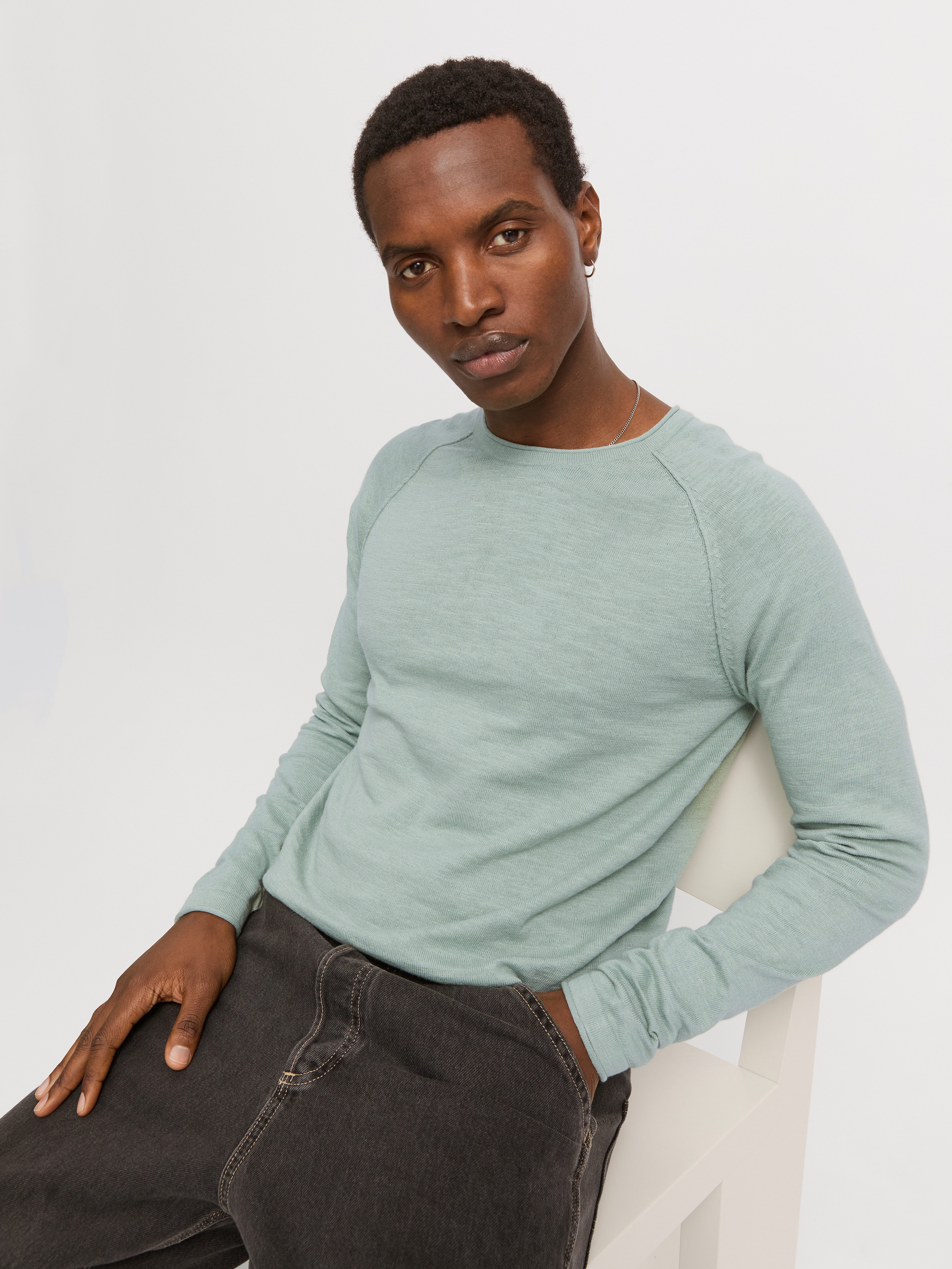 Jack & Jones Rundhalspullover JJEBREEZE KNIT günstig online kaufen