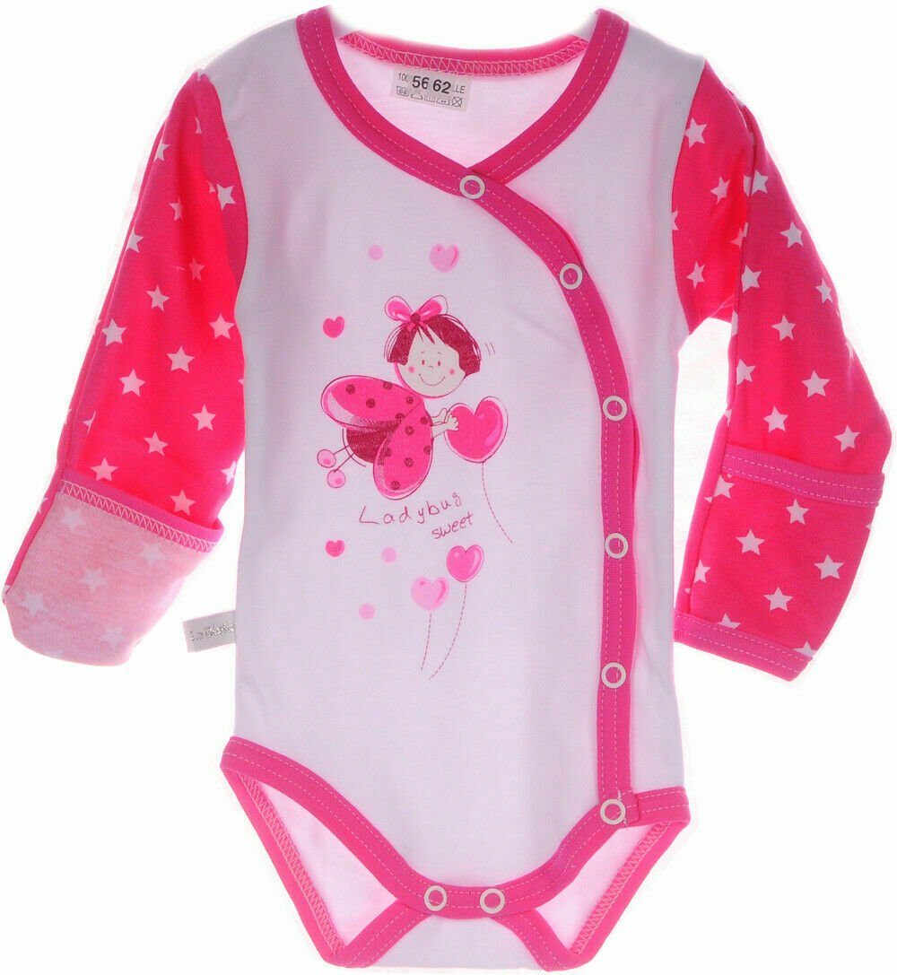 Baumwolle La Bortini Set Baby aus Anzug Hose 44 Body & 56 68 Body 62 100% Wickelbody 2tlg 50 Hose