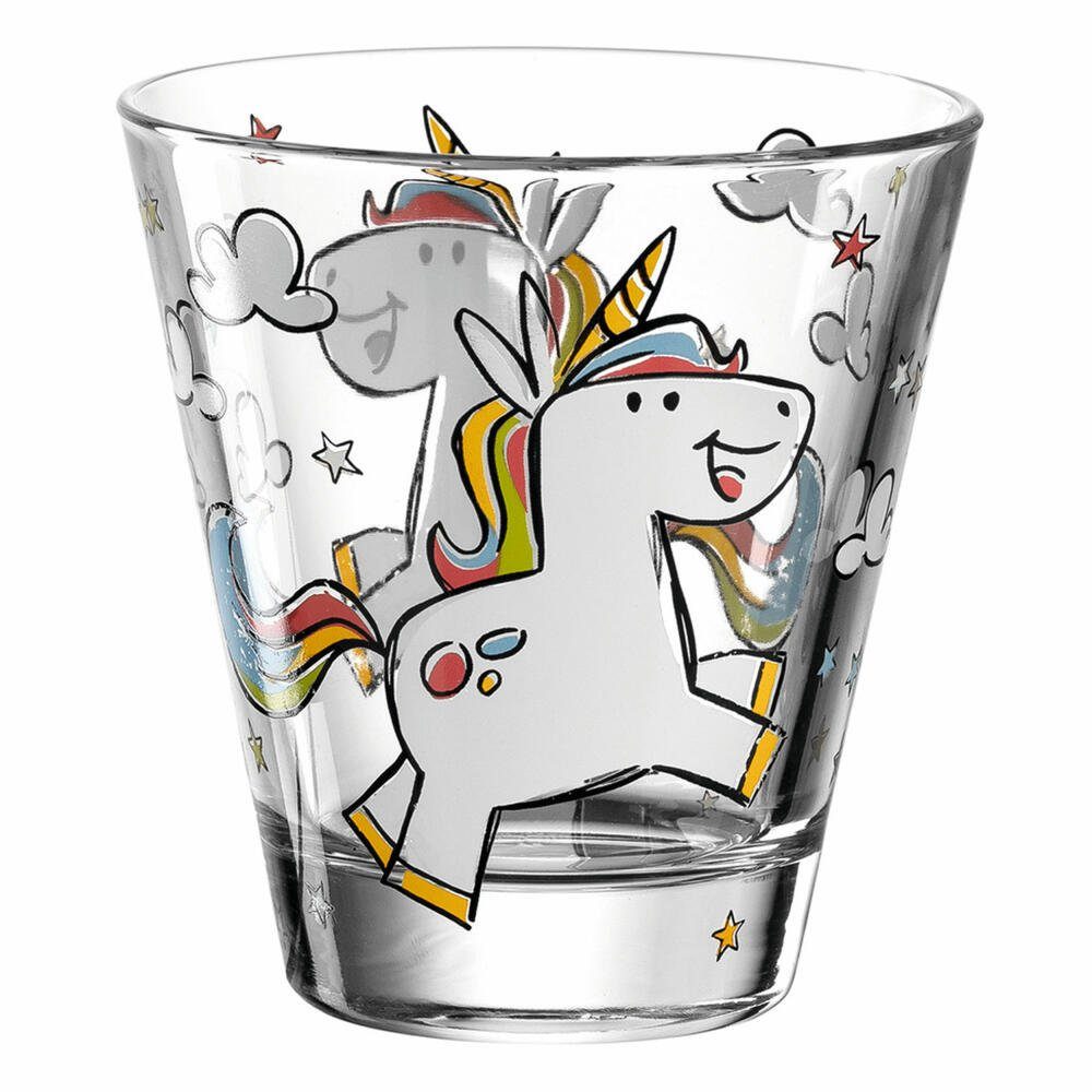 LEONARDO Kinderbecher BAMBINI Einhorn 120 ml, Glas