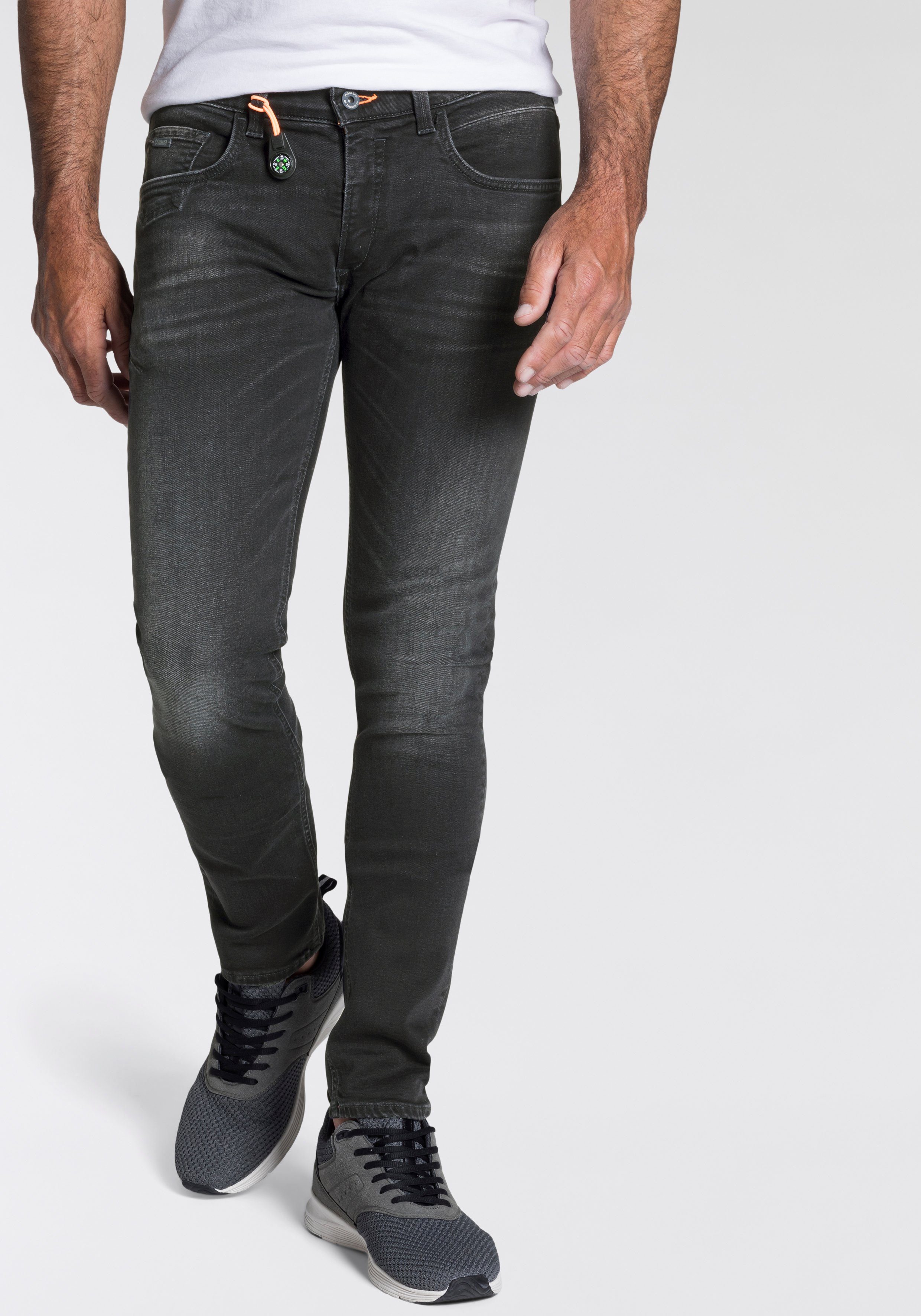 Pioneer Authentic Jeans Slim-fit-Jeans Ethan dark grey fashion