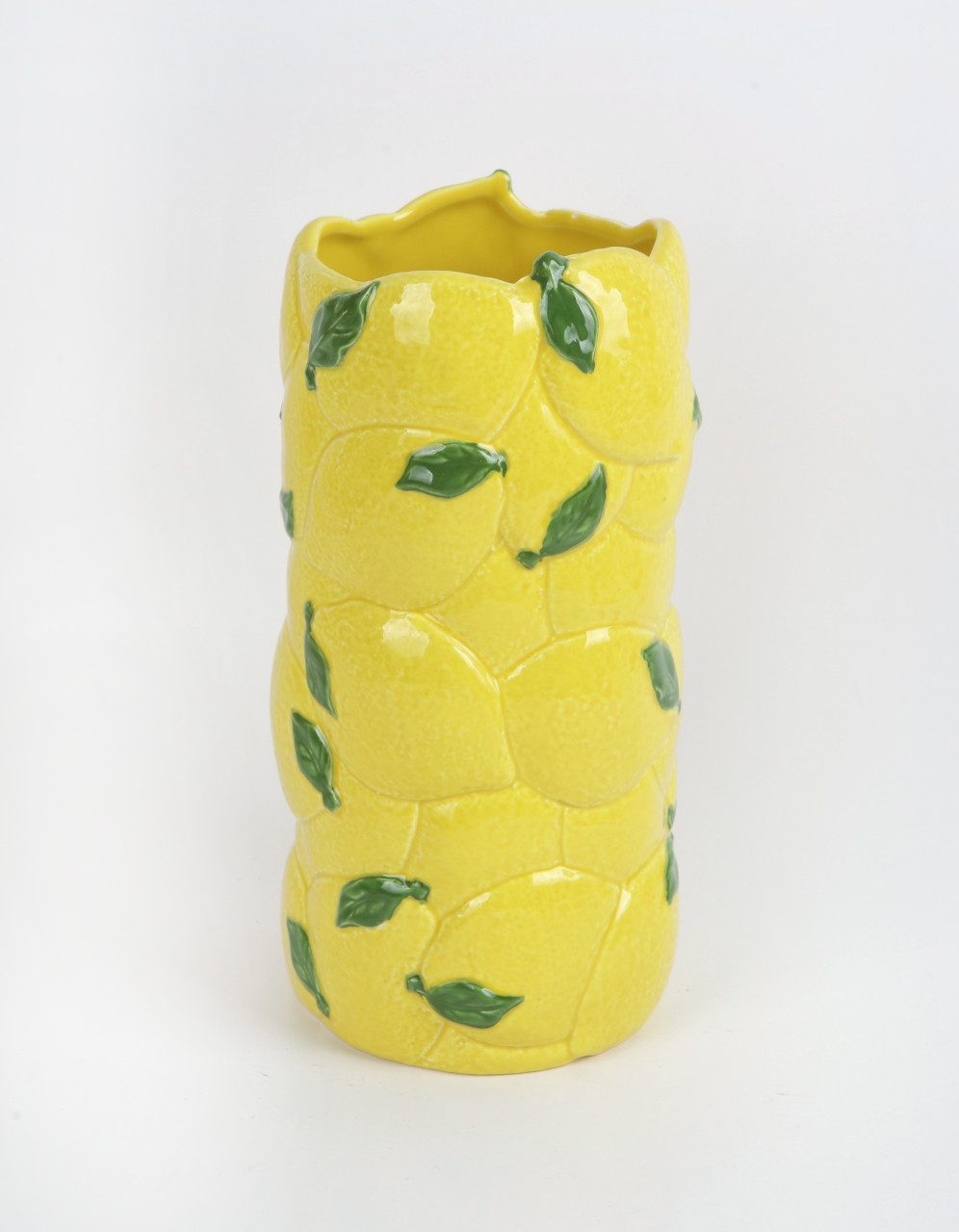 Trend Line Dekovase TrendLine Vase Keramik Zitrone 24 x 13 x 13 cm