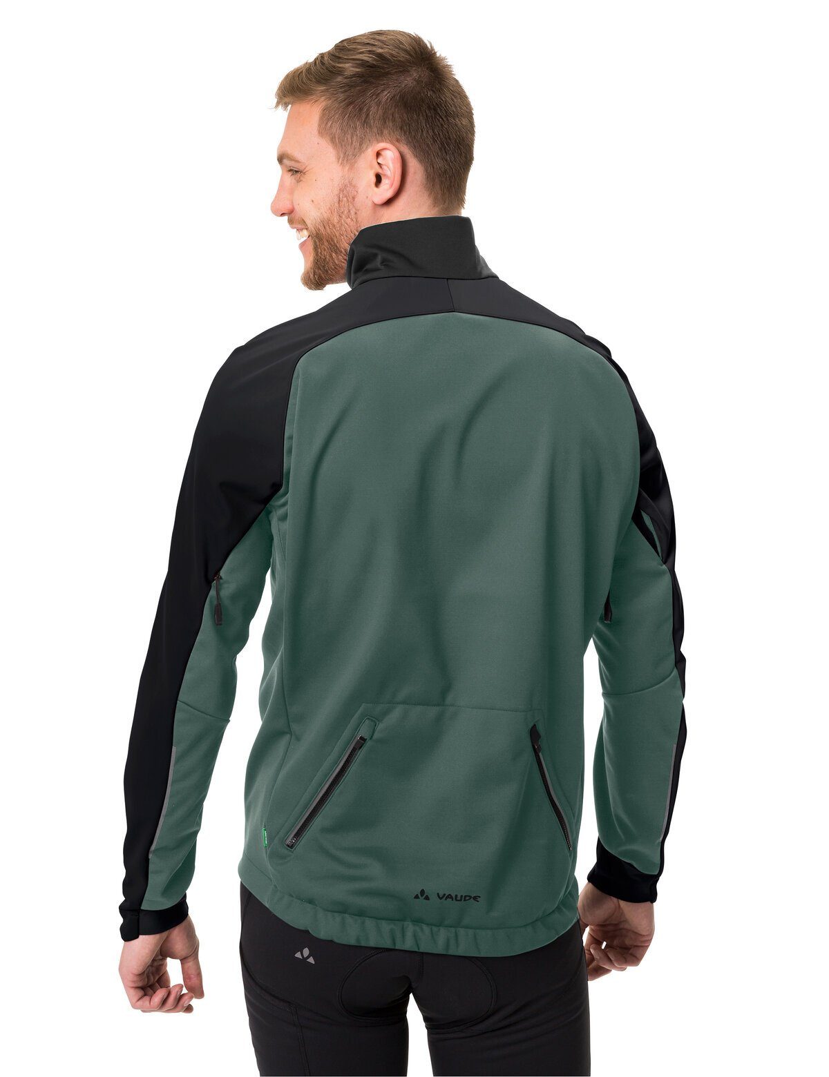 VI VAUDE Men's Softshell Jacket Outdoorjacke dusty (1-St) Klimaneutral kompensiert Posta forest