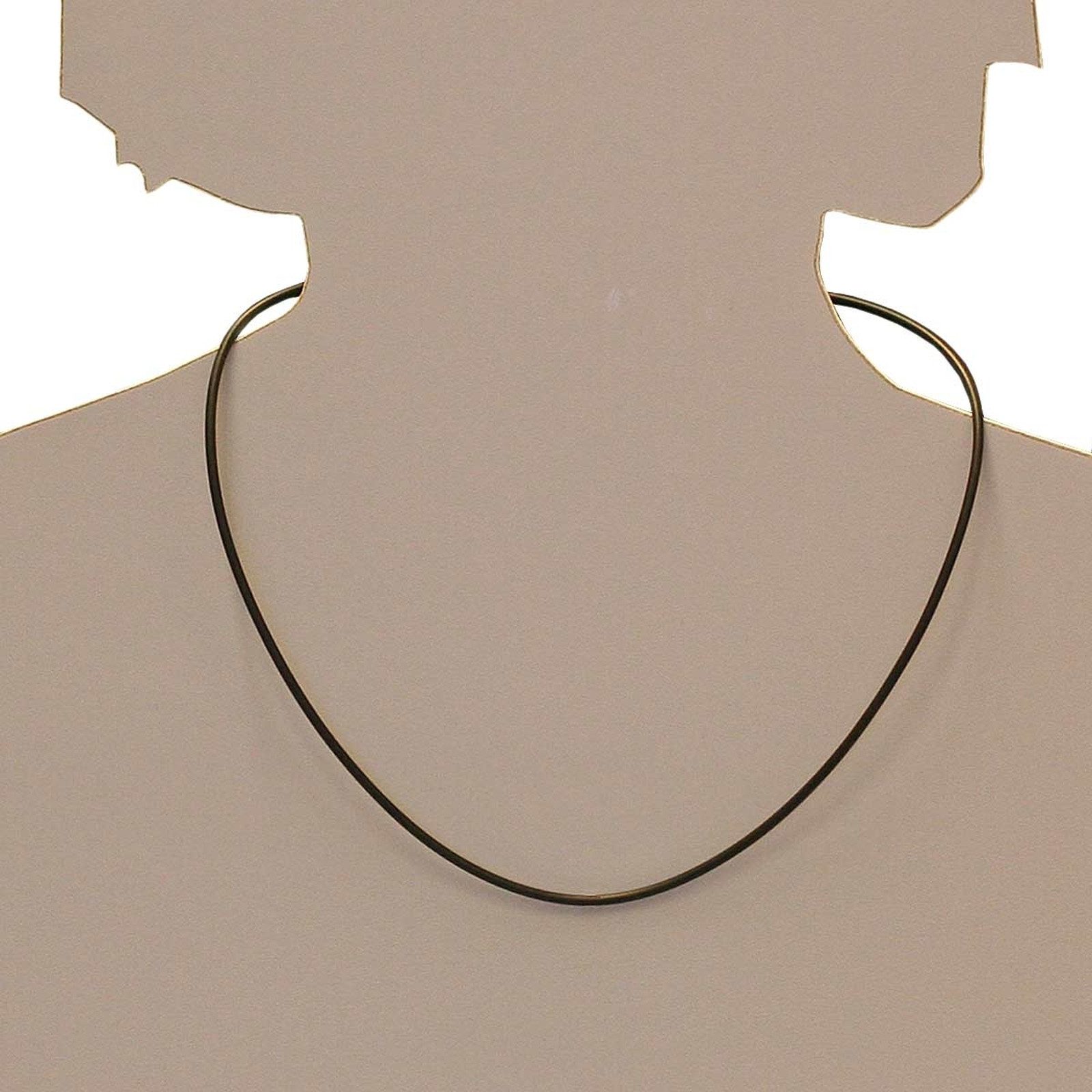 OSTSEE-SCHMUCK Halsreif Ostsee-Schmuck Halsreif Kautschuk 2,0 mm - Bajonett (1-tlg) – Bild 4 von 5
