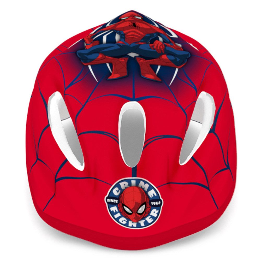 Seven Polska Kinderfahrradhelm Marvel "Spiderman", verstellbar, 52-56cm, Kids, ab ca. 6 Jahre