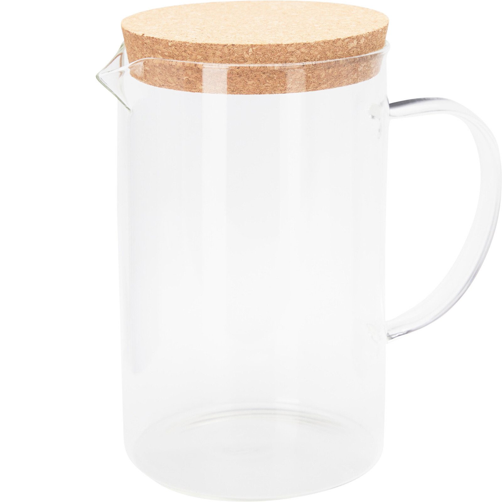 Excellent Houseware Vorratsglas Karaffe aus Glas NATO, 1,4 l, Glas, (einzeln, einzeln)