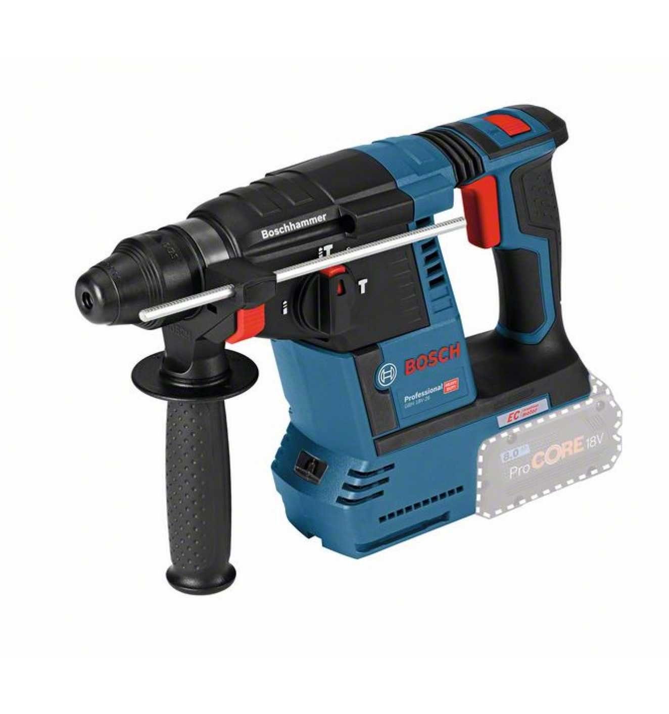 Bosch Professional Akku-Bohrhammer GBH 18V-26, 18V V, max. 4350,00 U/min, (Set), ohne Akku und Ladegerät