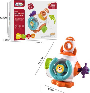 Fivejoy Stapelspielzeug Sensorisches Baby Montessori Sensorik Spielzeug 18 Monate, (Kinder Aktivitätsspielzeug Reisespielzeug für Babys, Motorikspielzeug ab 2 3 4 Jahre), Geschenk für Kleinkinder Mädchen Jungen