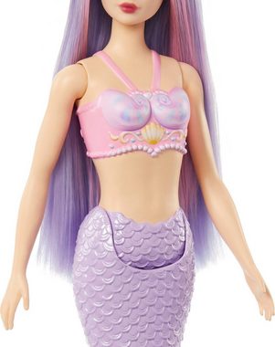 Barbie Meerjungfrauenpuppe Meerjungfrau, mit lilafarbenem Haar