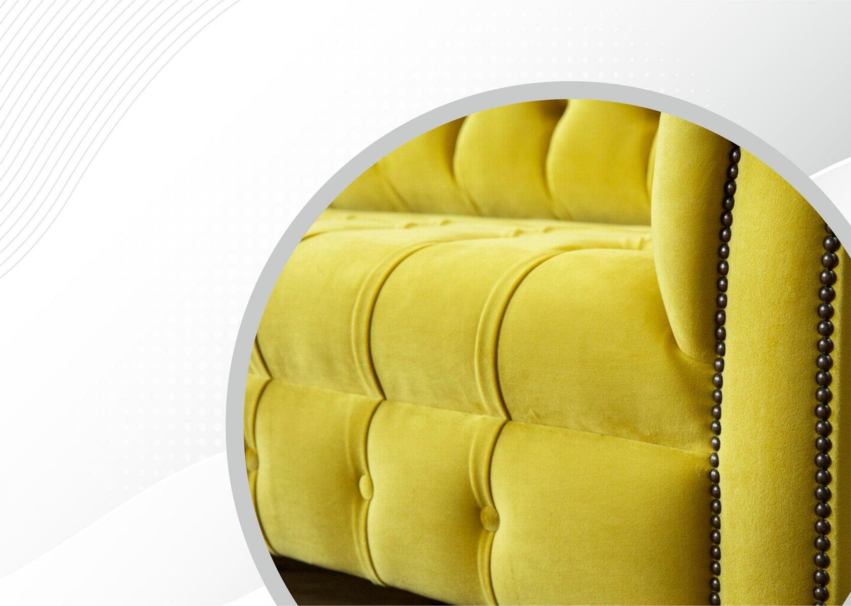 JVmoebel Chesterfield-Sofa, Chesterfield 4 Sitzer Couch 265 Design Sofa Sofa cm