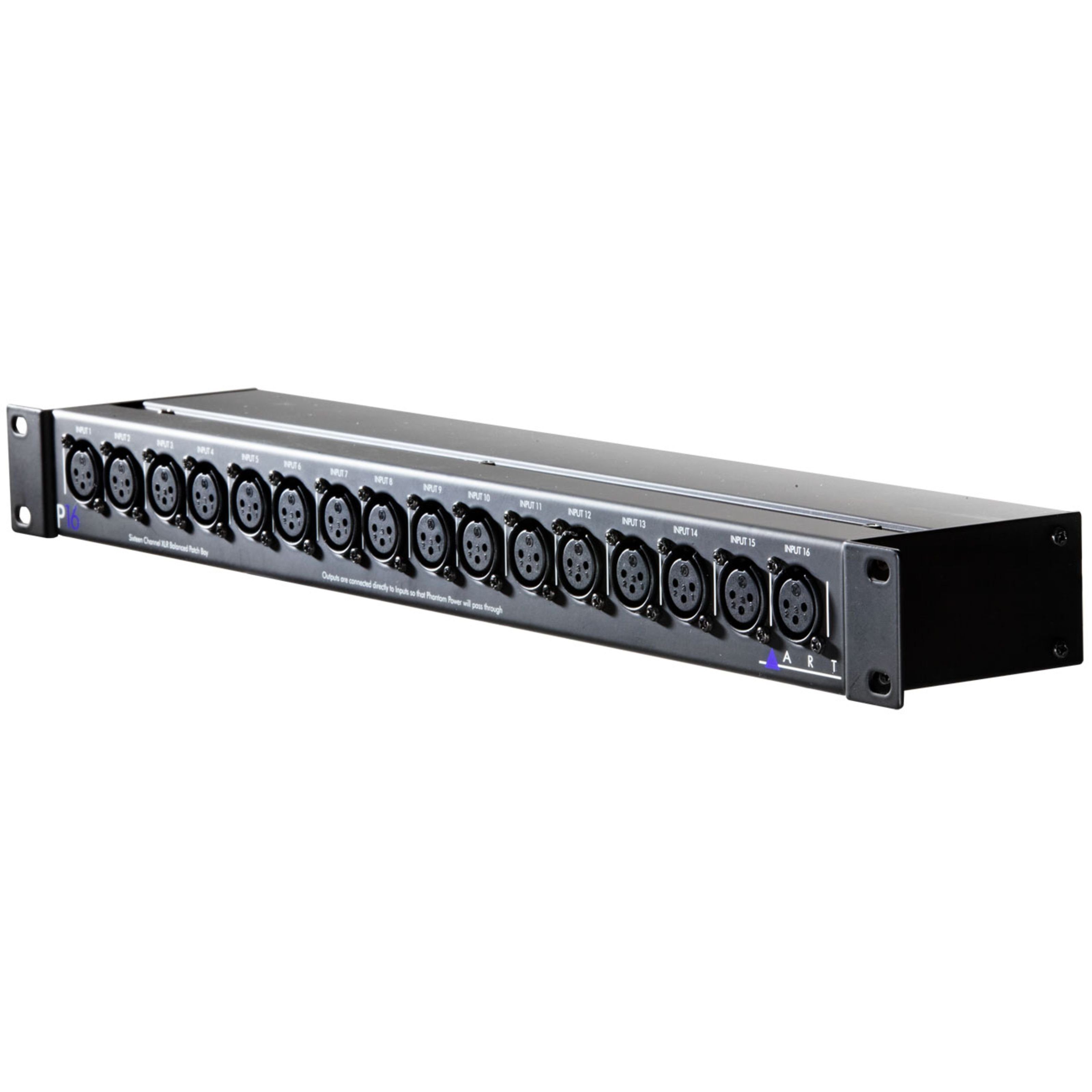 Art Audio-Wandler, (P16 Patchbay 16-kanalig, XLR symm), P16 Patchbay - Patchbay