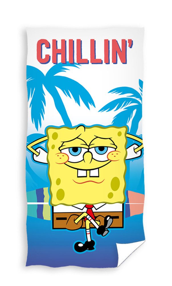 Sponge Bob Badetuch SpongeBob Badetuch Handtuch Strandtuch 70 x 140 cm