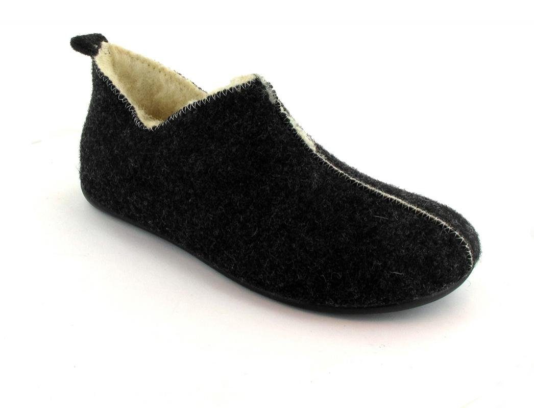 thies Love Slipper, antracita, grau Hausschuh wärmeisolierend