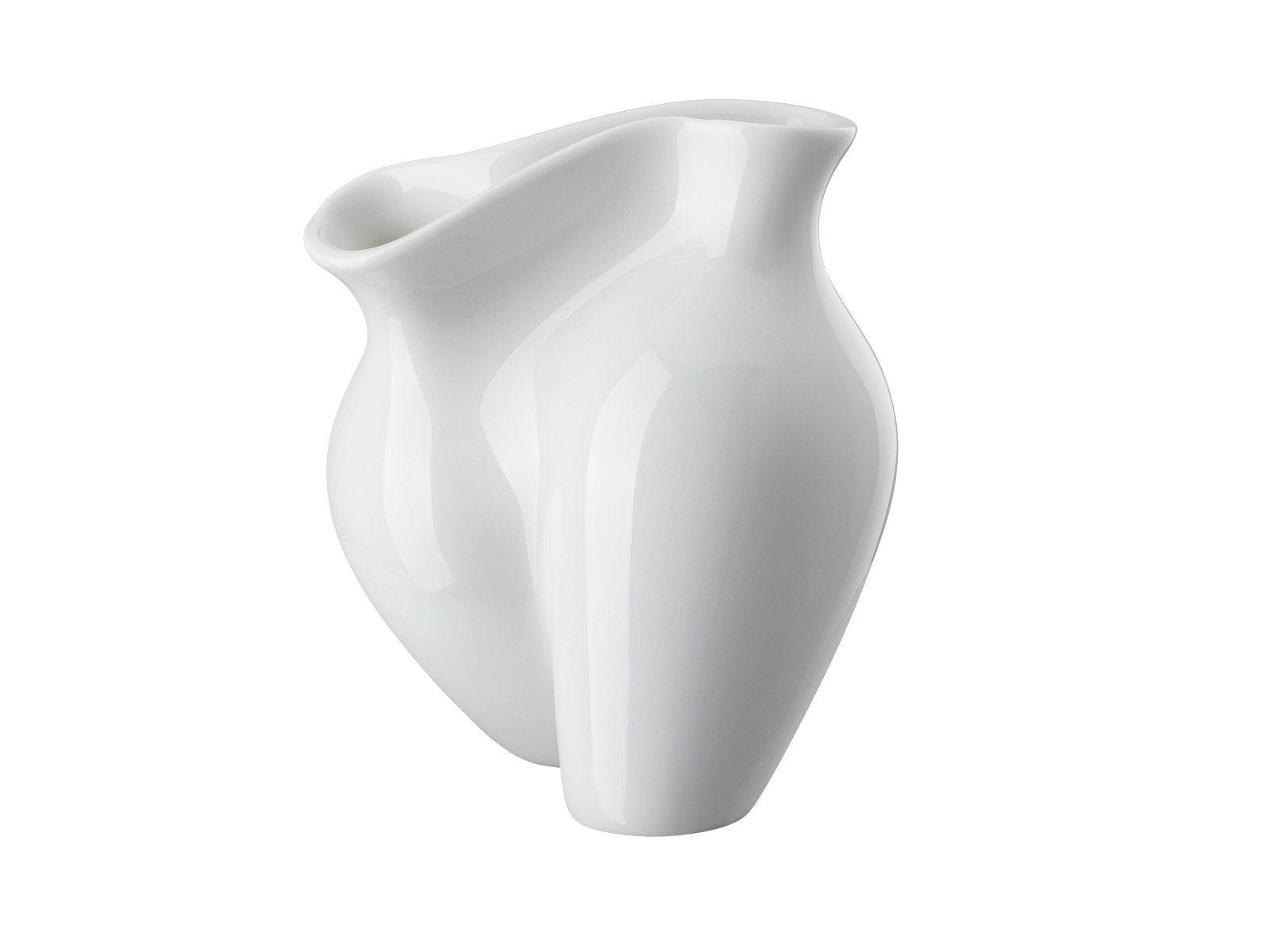 Rosenthal Dekovase La Chute weiss Miniaturvase 10 cm (Vasen), Vasen