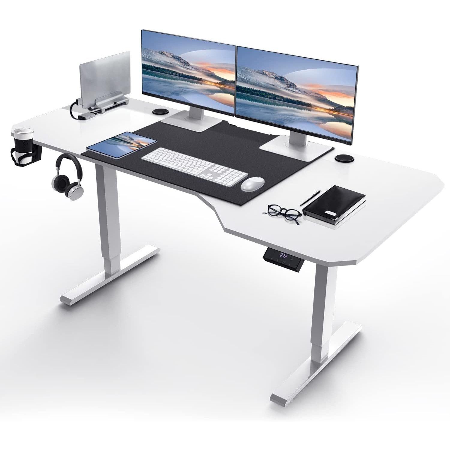 HOMALL Schreibtisch höhenverstellbaren Schreibtisch elektrischen 160*70/180 günstig online kaufen