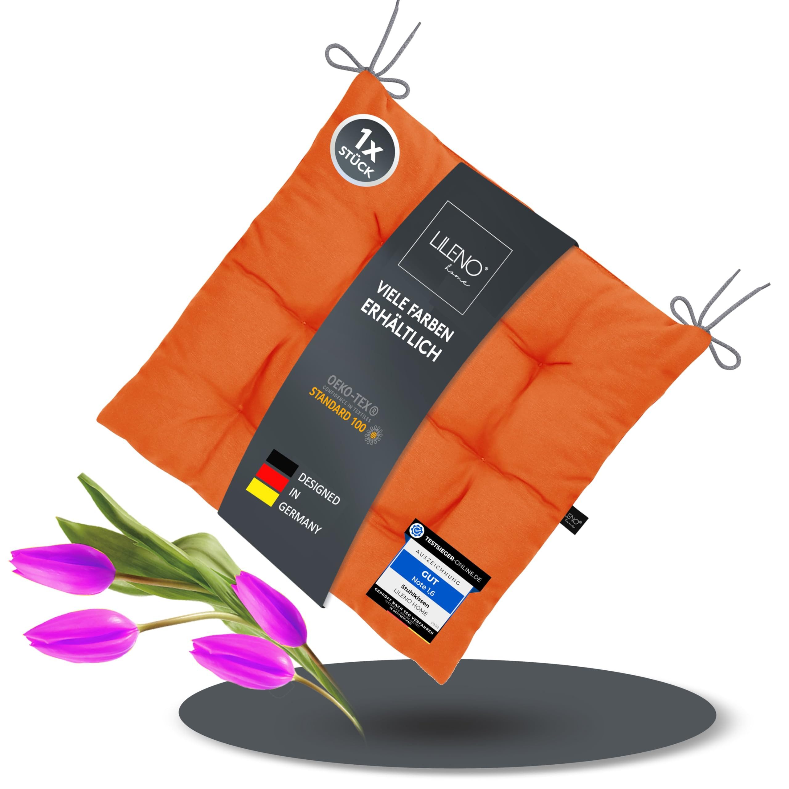 LILENO HOME Stuhlkissen Sitzkissen für Gartenstuhl, günstig online kaufen