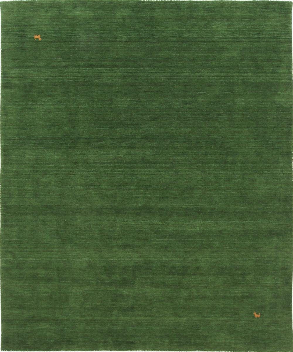 Orientteppich Loom Gabbeh Green 246x249 Moderner Orientteppich Quadratisch, Nain Trading, rechteckig, Höhe: 12 mm