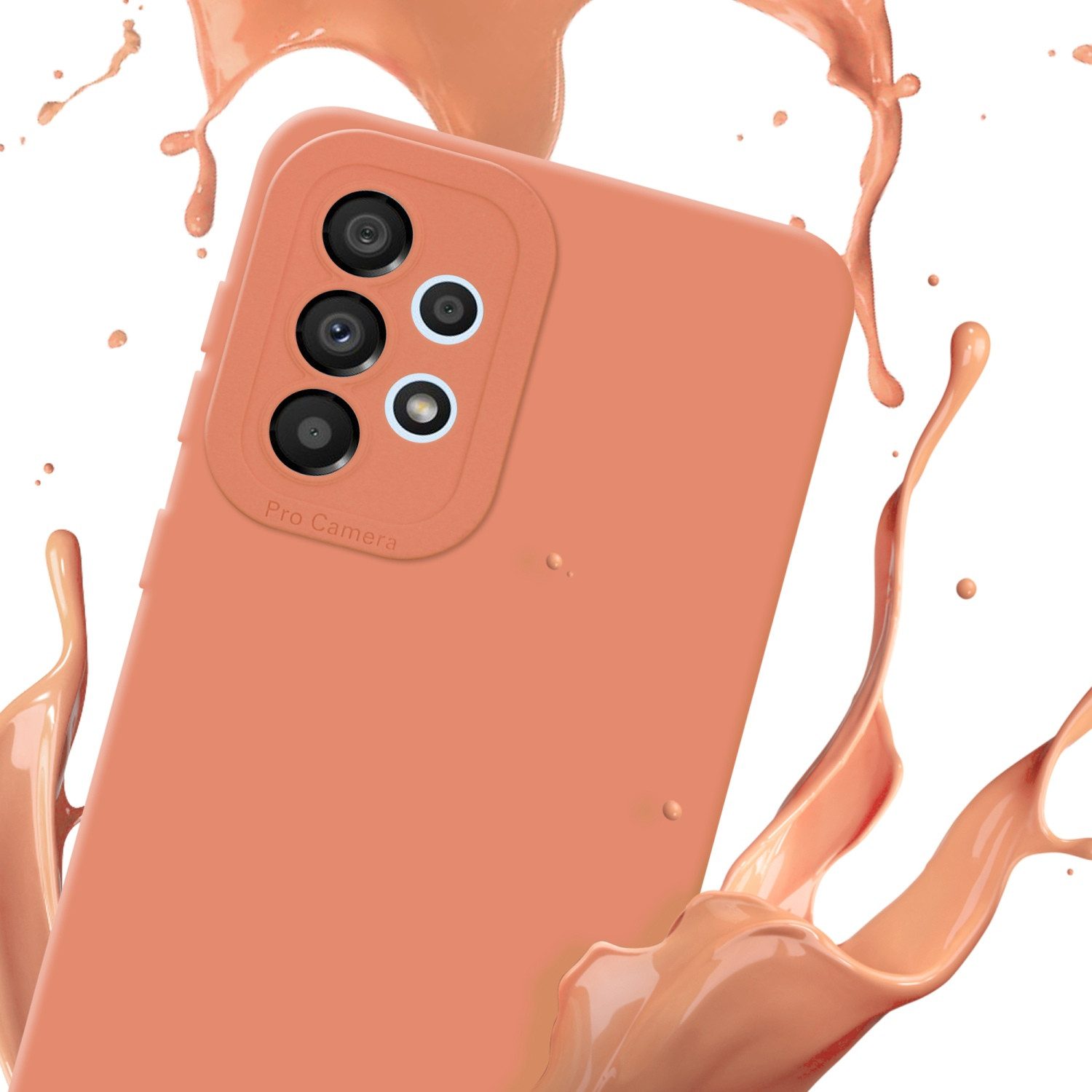 Cadorabo Handyhülle für Samsung Galaxy A52 (4G / 5G) / A52s Hülle Samsung Galaxy A52 (4G / 5G) / A52s, Hülle Schutzhülle TPU Silikon Case Cover