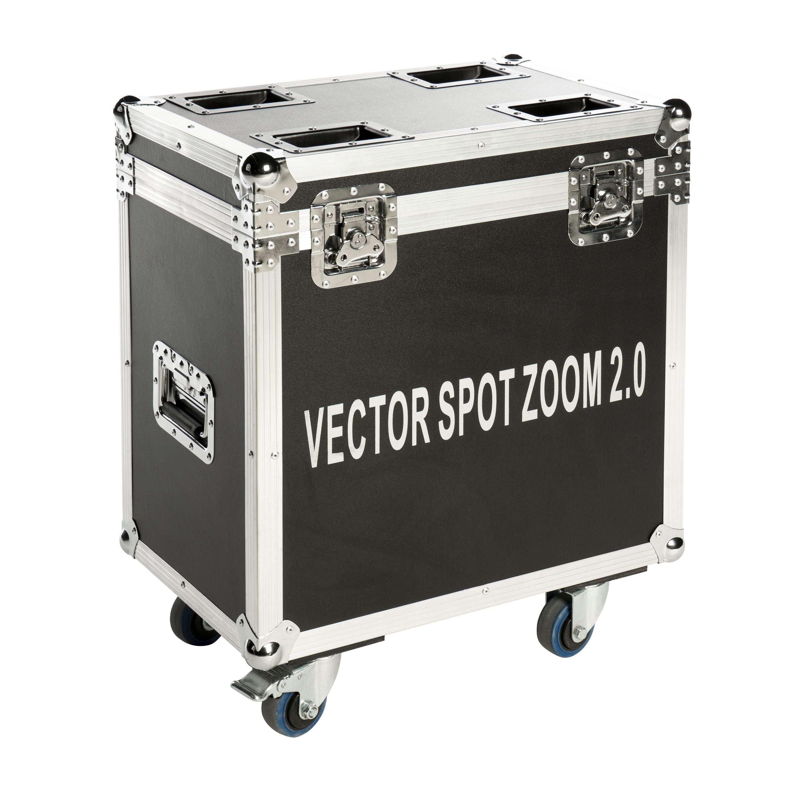 lightmaXX Discolicht, TOUR CASE 2x Spot Zoom 2.0 | Disco-Lichter