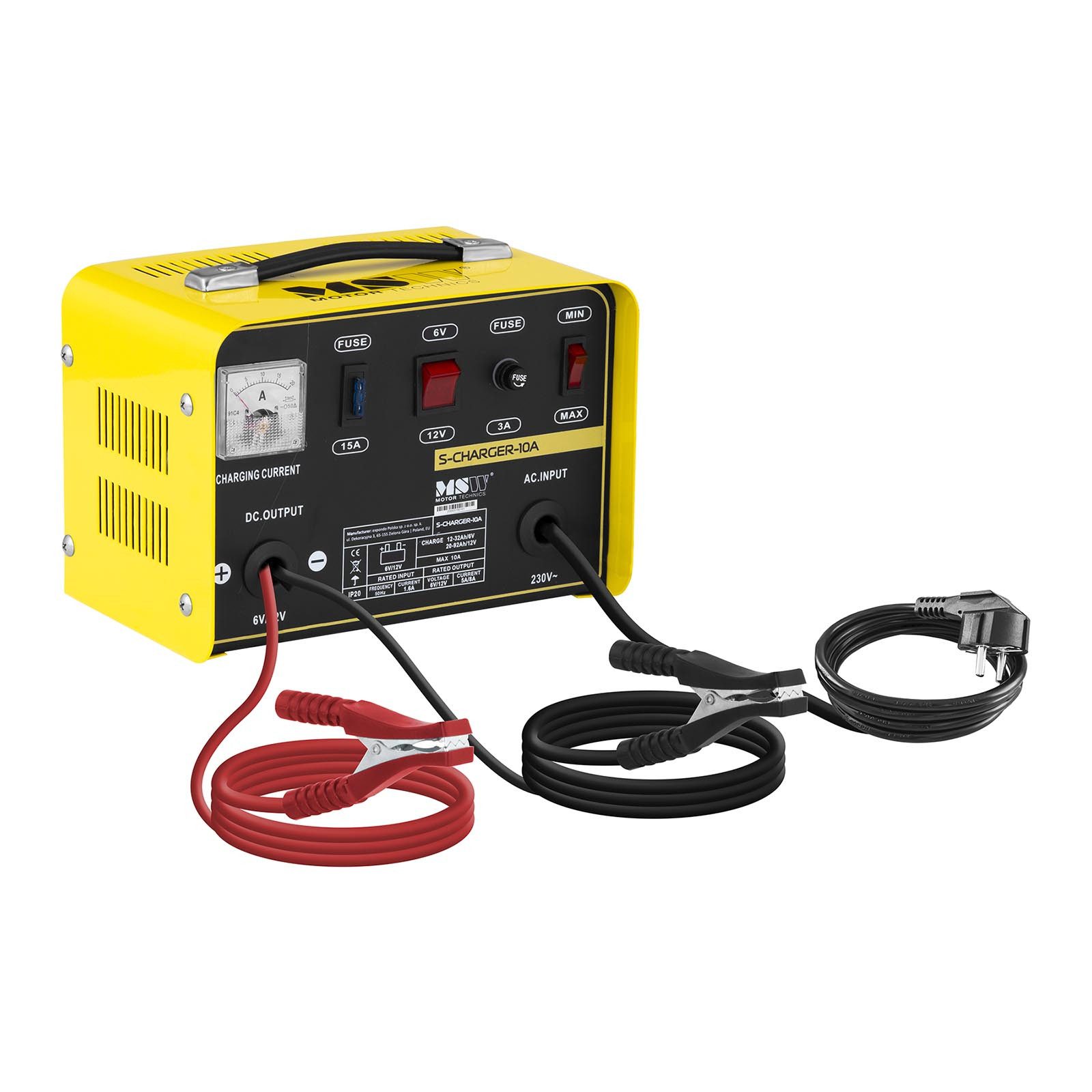 KFZ PKW Batterieladegerät Starthilfe 6/12 V - 5/8 A Autobatterie-Ladegerät