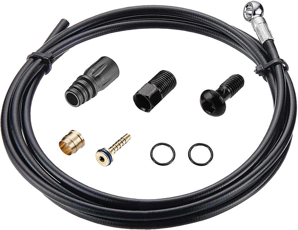 Tektro Scheibenbremse Tektro Bremsleitung 5.5 mm 3200 mm Banjo schwarz - Hochwertige Hydraul