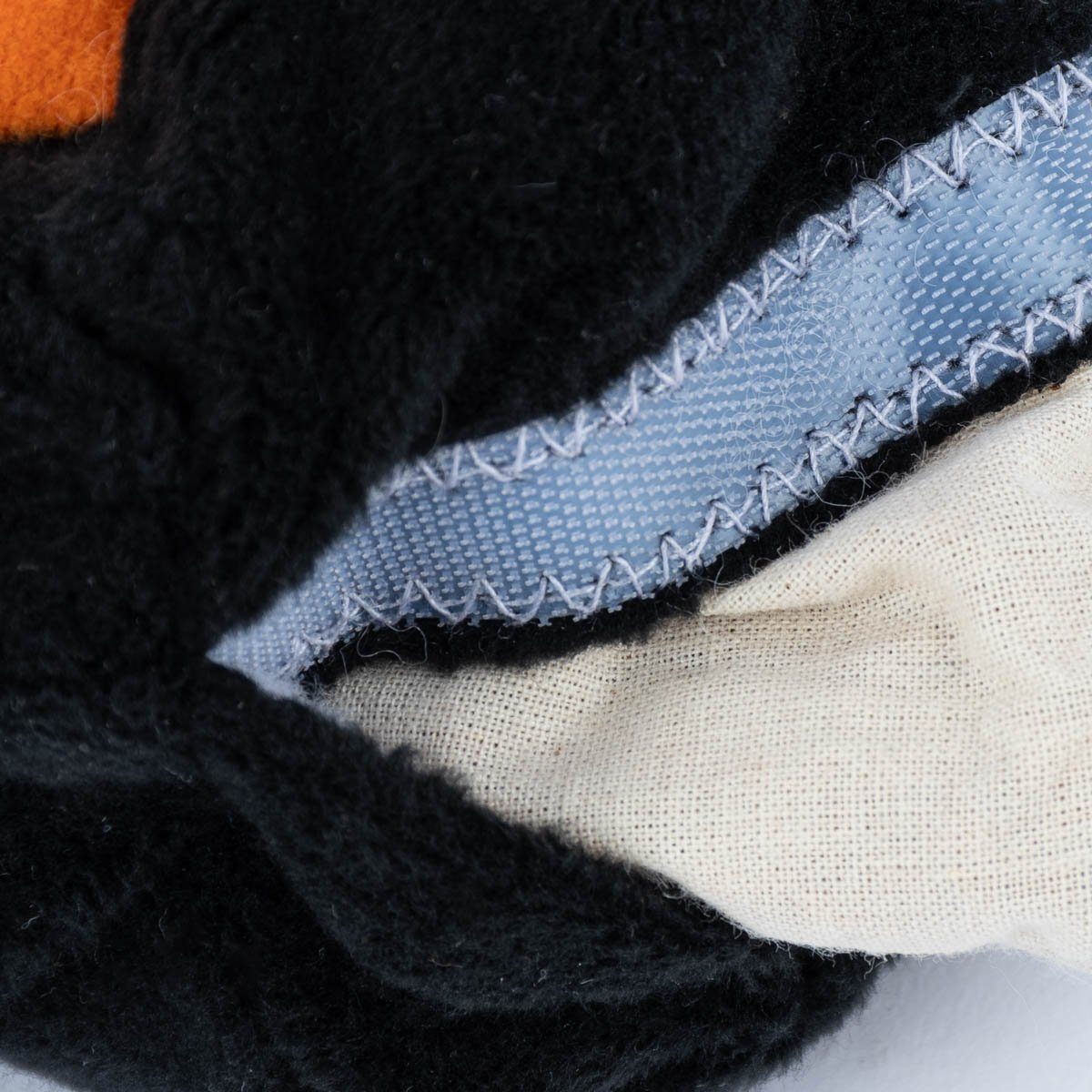 orange Füllung weiß mit Habibi Pinguin Hirse Habibi Plush Plush Wärmetier Wärmekissen schwarz