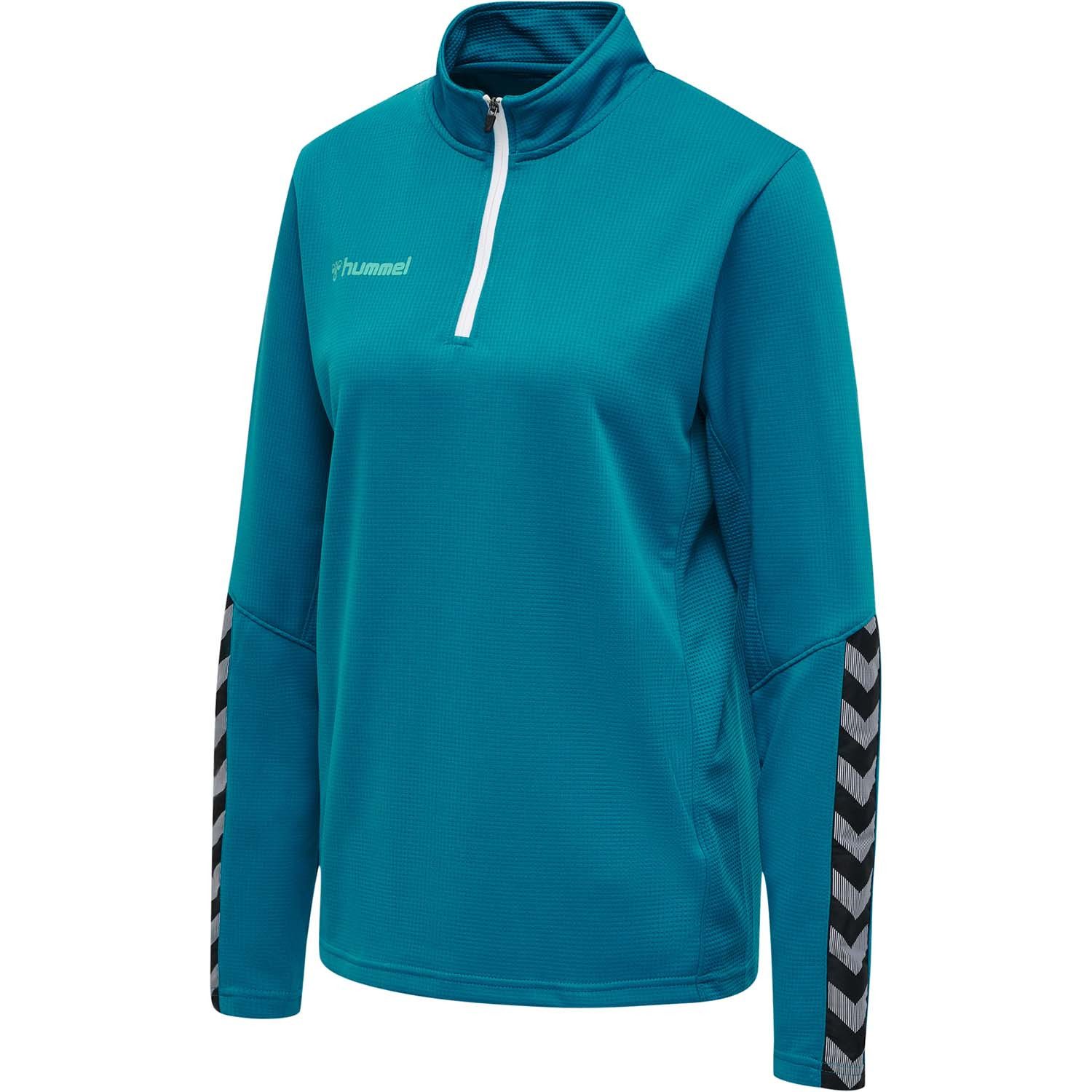 hummel Fleecepullover Hummel Damen Sweatshirt Authenic Half Zip 204929
