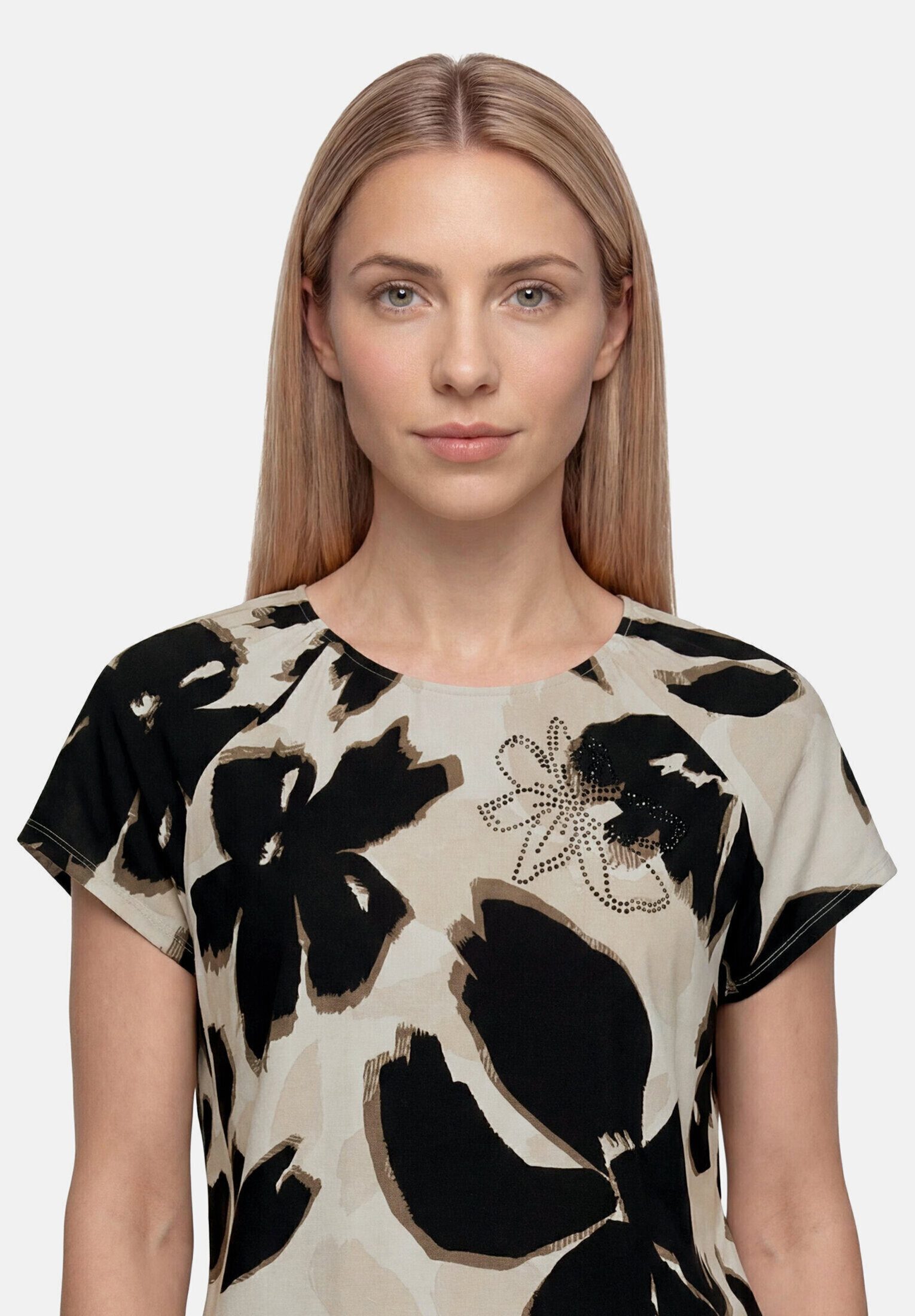 Betty Barclay Kurzarmshirt Damen mit Gummizug (1-tlg)