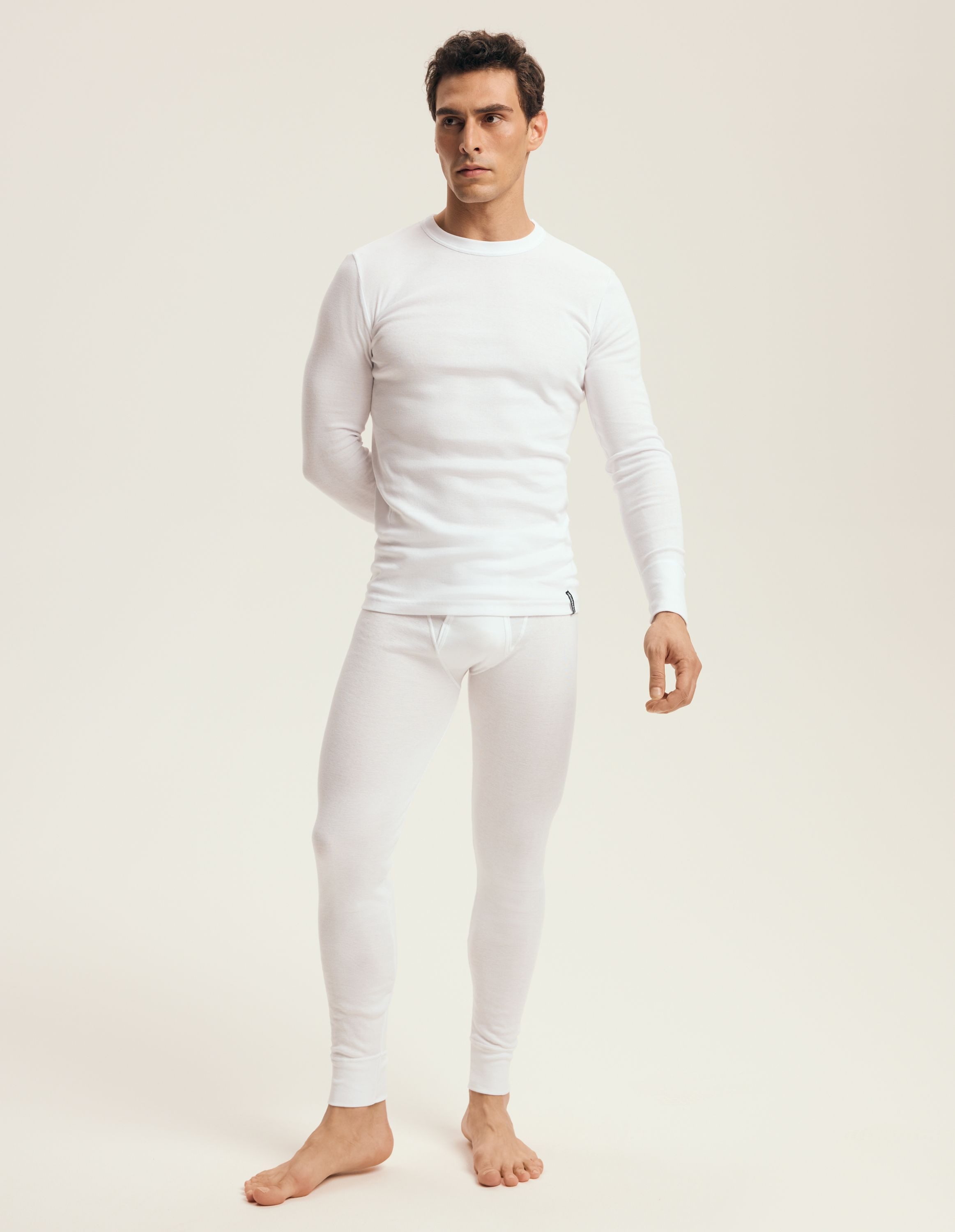 Henderson Lange Unterhose Lange Unterhose Classic, reine Baumwolle, mit Beinbündchen