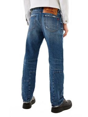 Diesel Straight-Jeans Patchwork - Bequeme Passform - D-Macs 009PI - Länge:32