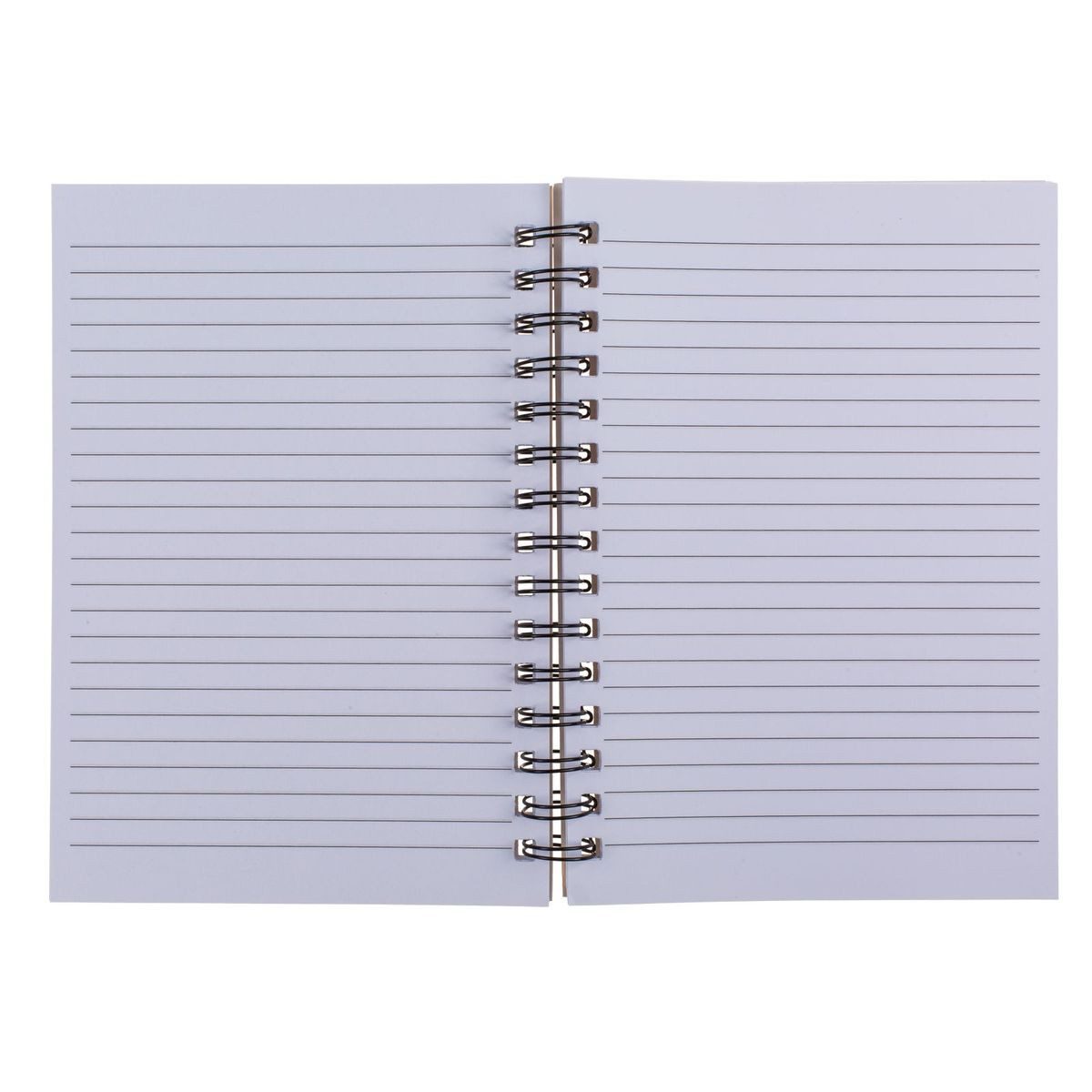 Marabellas Shop Notizbuch Tagebuch farbenfroh im A5 Format mit 107 Seiten Spiral-Notizheft, ring-gebunden