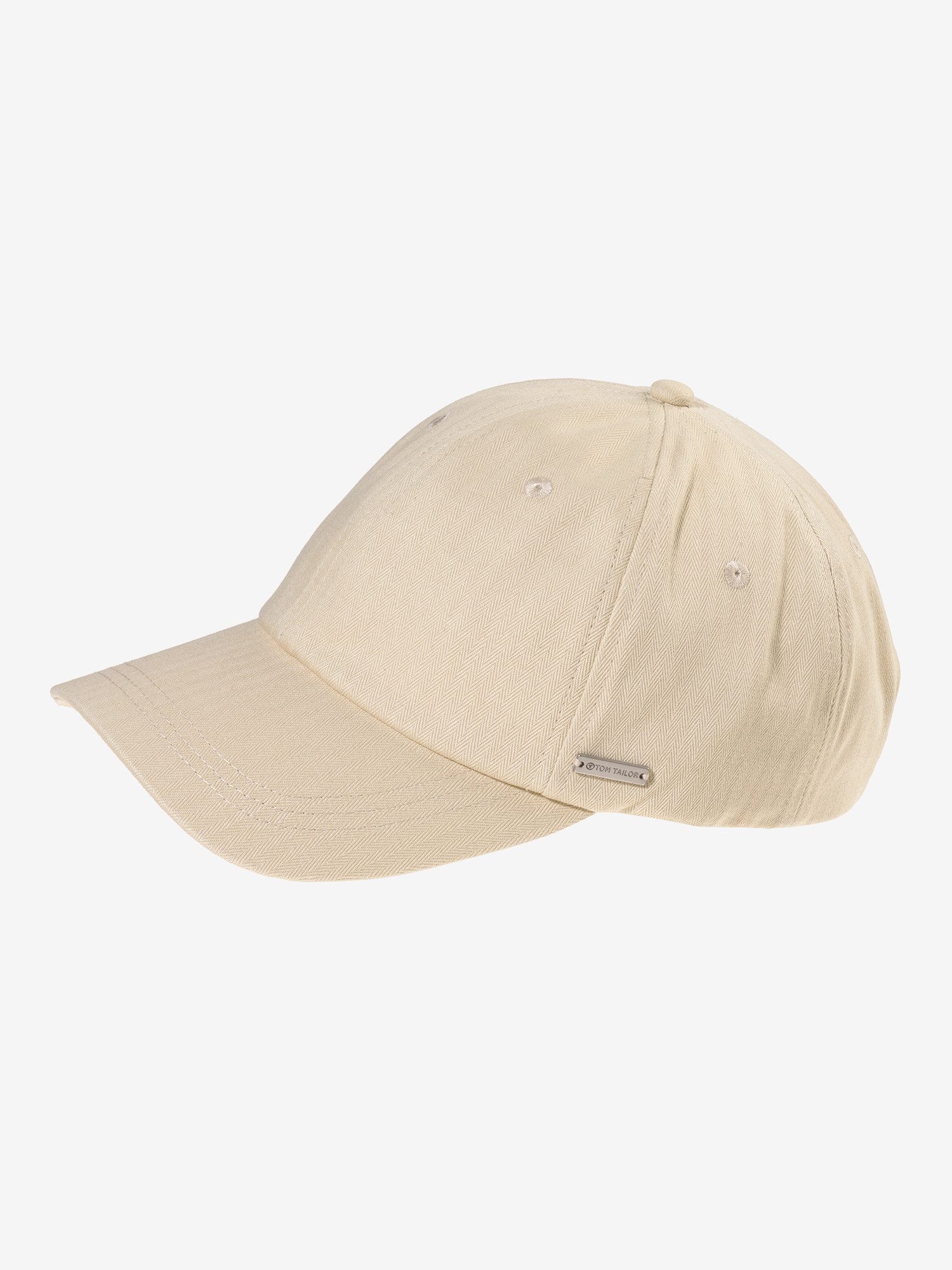 TOM TAILOR Baseball Cap (1-St) mit dezenter Fischgrätenstruktur