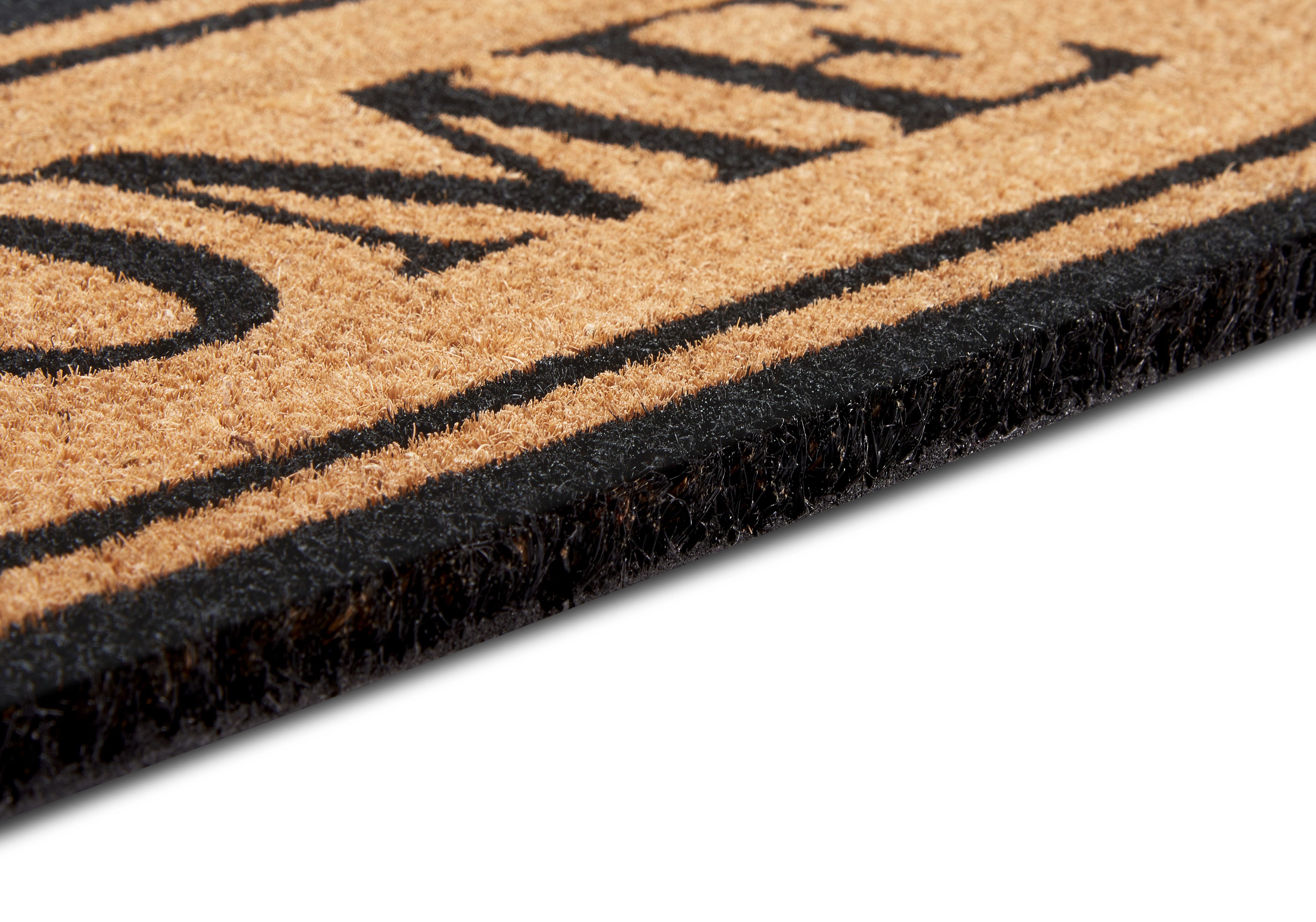 HANSE Home Fußmatte Mix Mats Kokos Wide Home Border, Türmatte, rechteckig, Höhe: 15 mm, Kokos, Schmutzfangmatte, Outdoor, Rutschfest, Innen, Kokosmatte, Flur – Bild 5 von 5