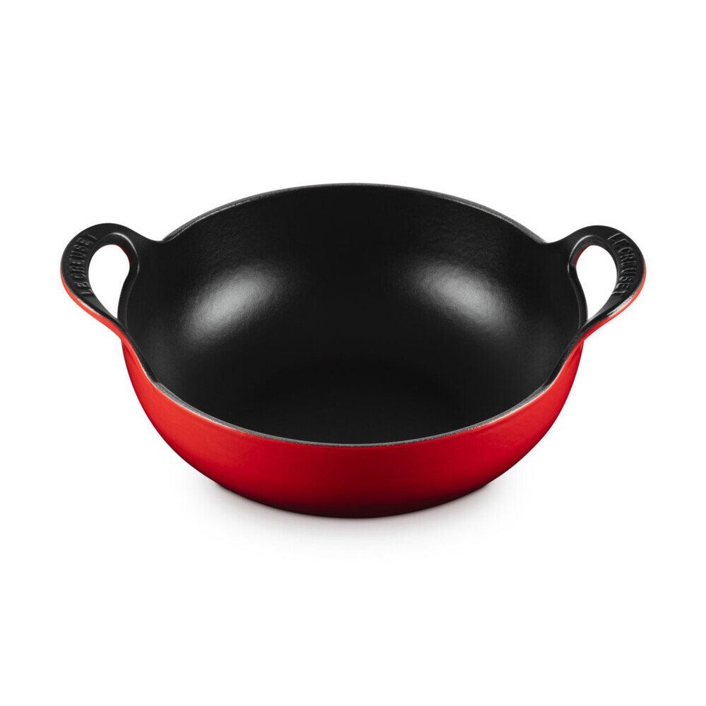 LE CREUSET Bräter Balti Dish 24 cm Classic Collection Kirschrot, Emailliertes Gusseisen, 2,7l, Gusseisen, emailliert, Handreinigung, backofengeeignet