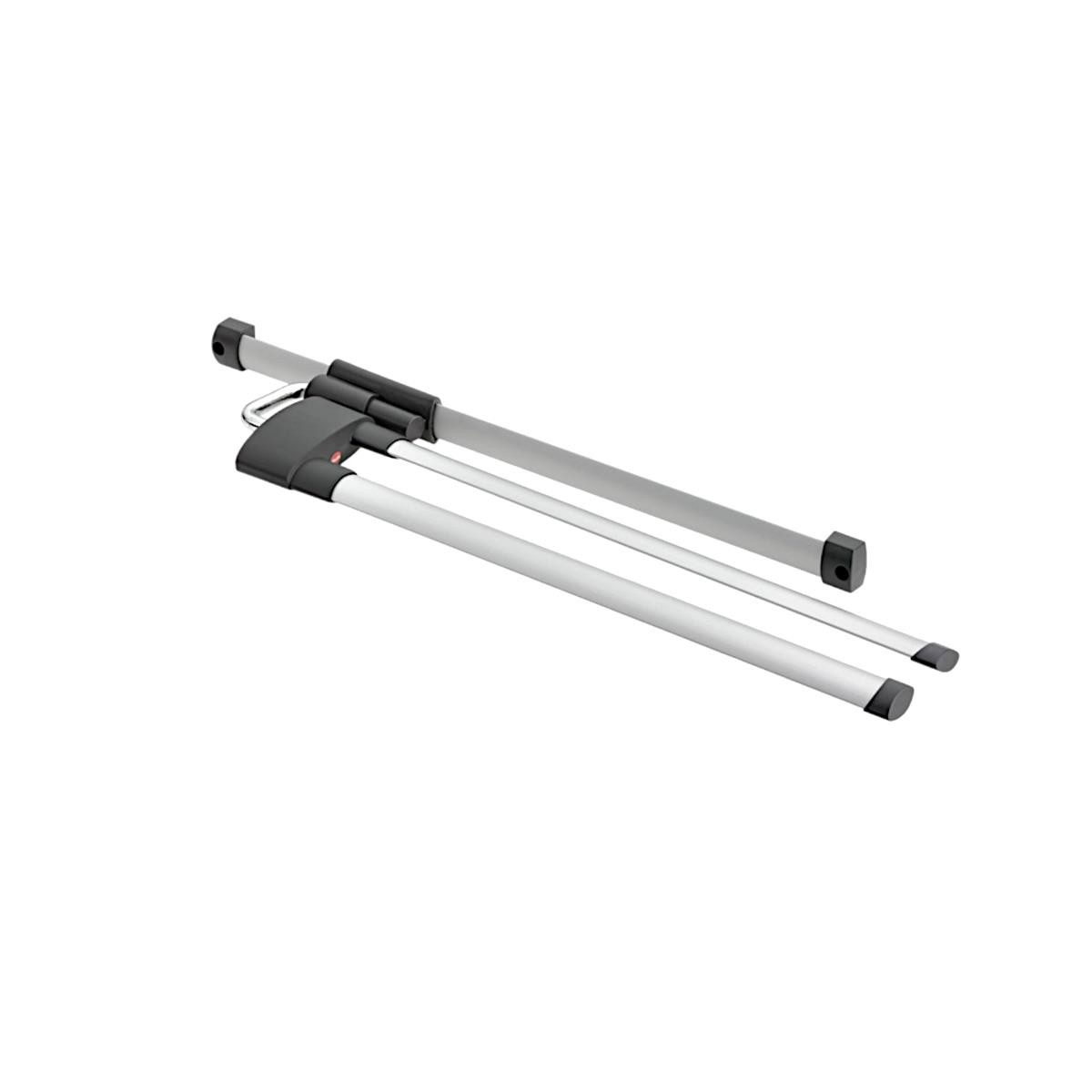 Hailo Teleskop-Handtuchhalter Hailo Handtuchhalter 3132101 Secco Alu Line Aluminium 2-armig, ausziehbar