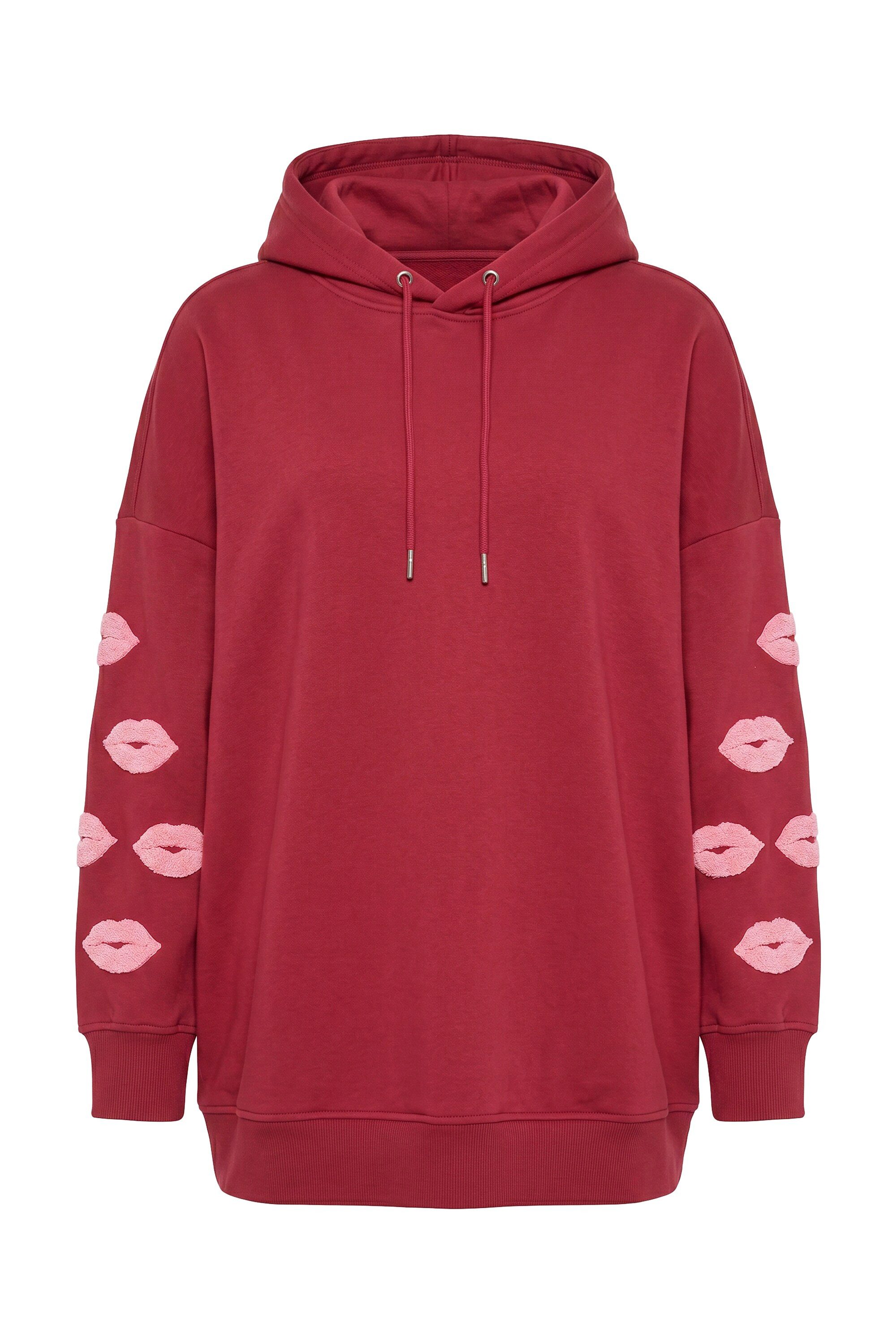 Studio Untold Sweatshirt Hoodie Oversize Shape Kisses Kapuzensweater – Bild 2 von 3