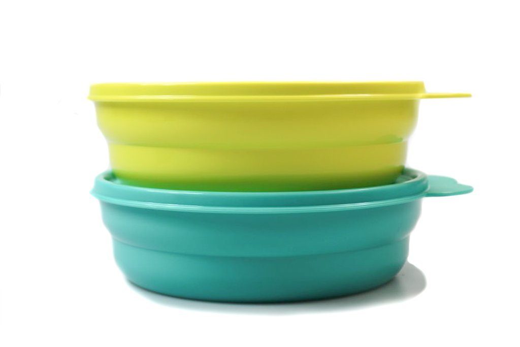 TUPPERWARE Vorratsdose Sommer-Drop 550 ml limette+dunkeltürkis + SPÜLTUCH
