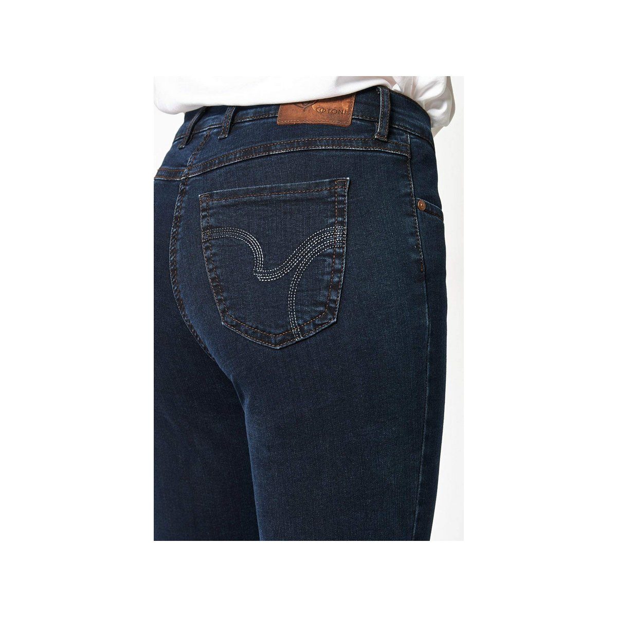 dunkel-blau (1-tlg) 5-Pocket-Jeans TONI