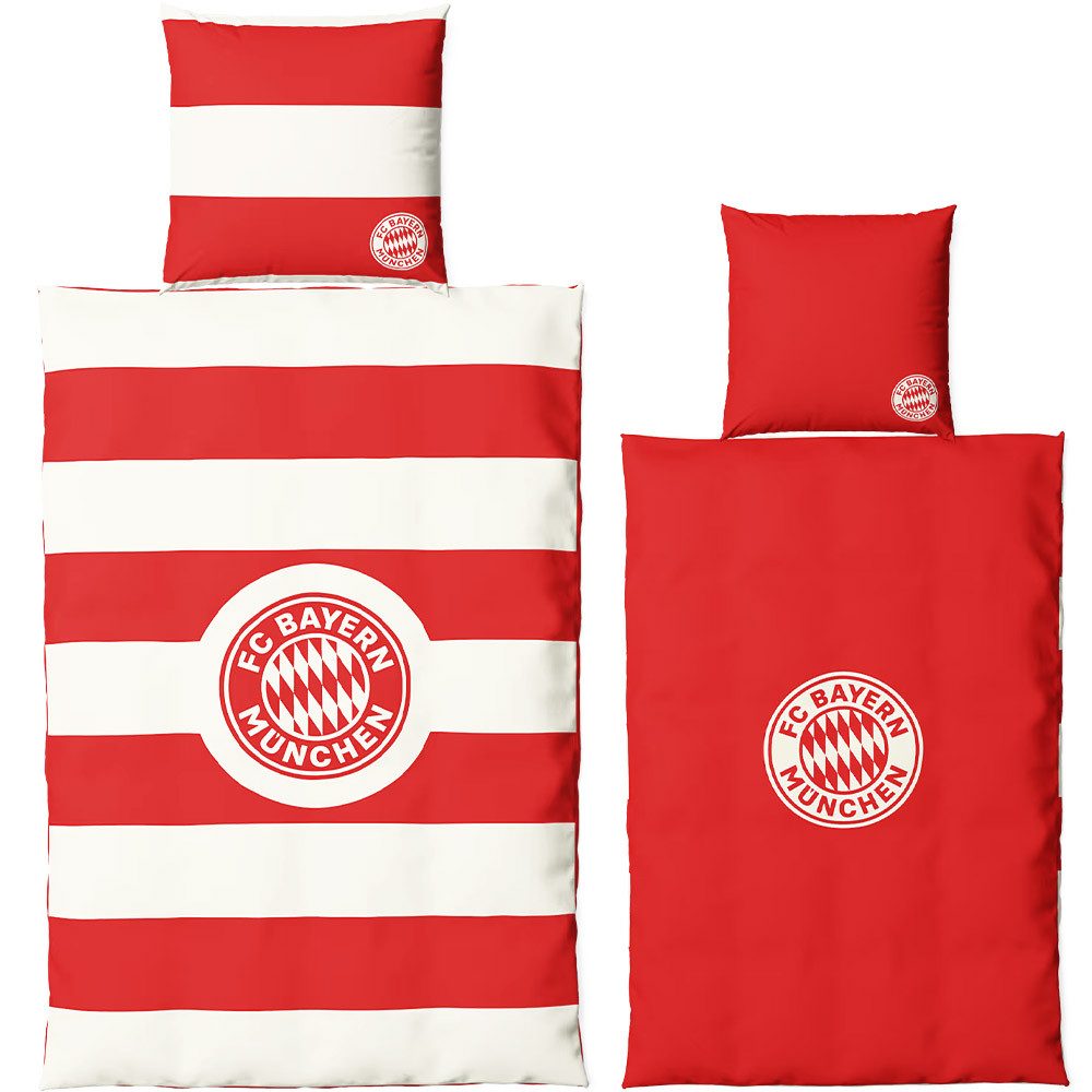 FC Bayern München Bettwäsche FC Bayern München Bettwäsche Rot / Weiß