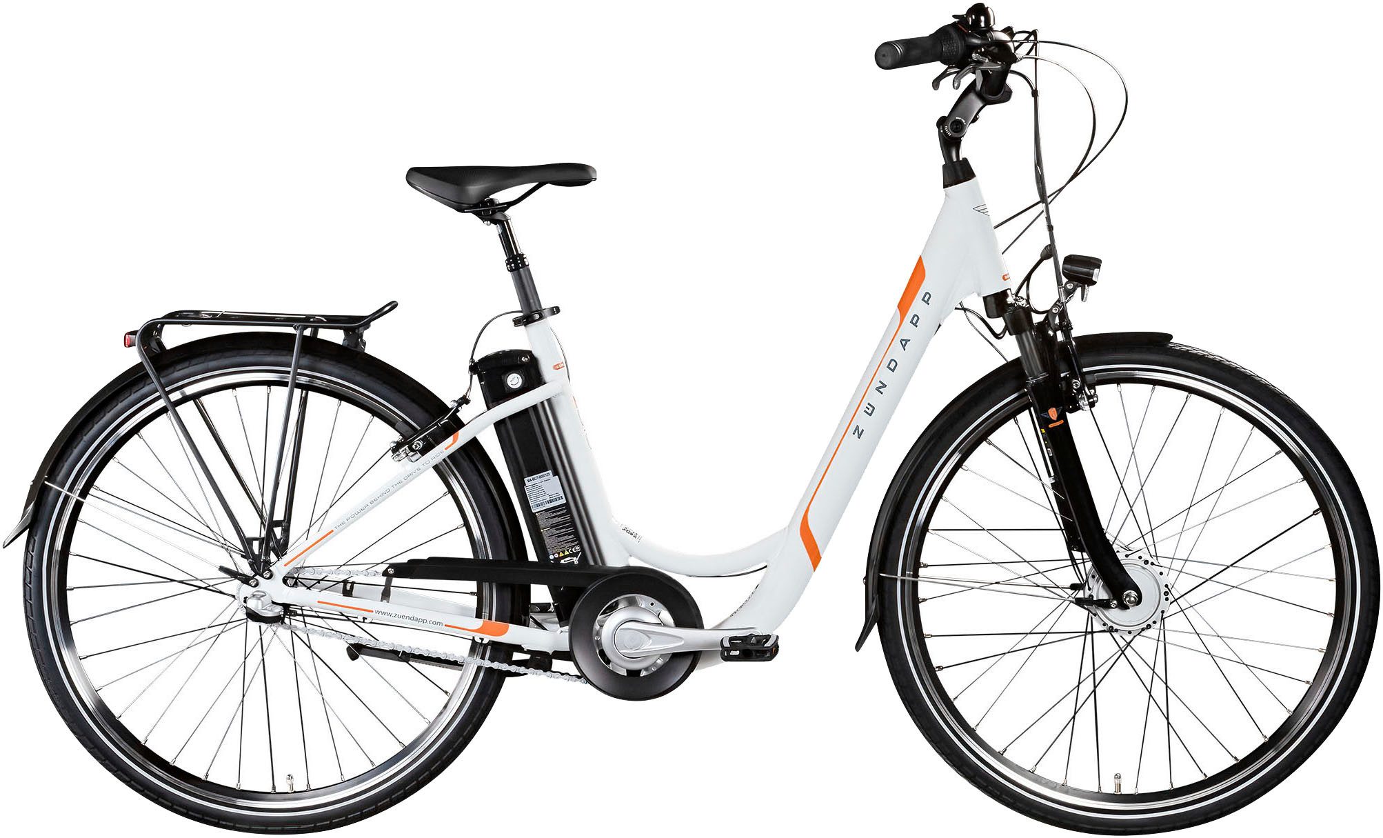 Zündapp E-Bike Cityrad Z510, 3 Gang Shimano Nexus SC-3C41 Schaltwerk, Nabenschaltung, Frontmotor, 531 Wh, Pedelec, Elektrofahrrad für Damen u. Herren