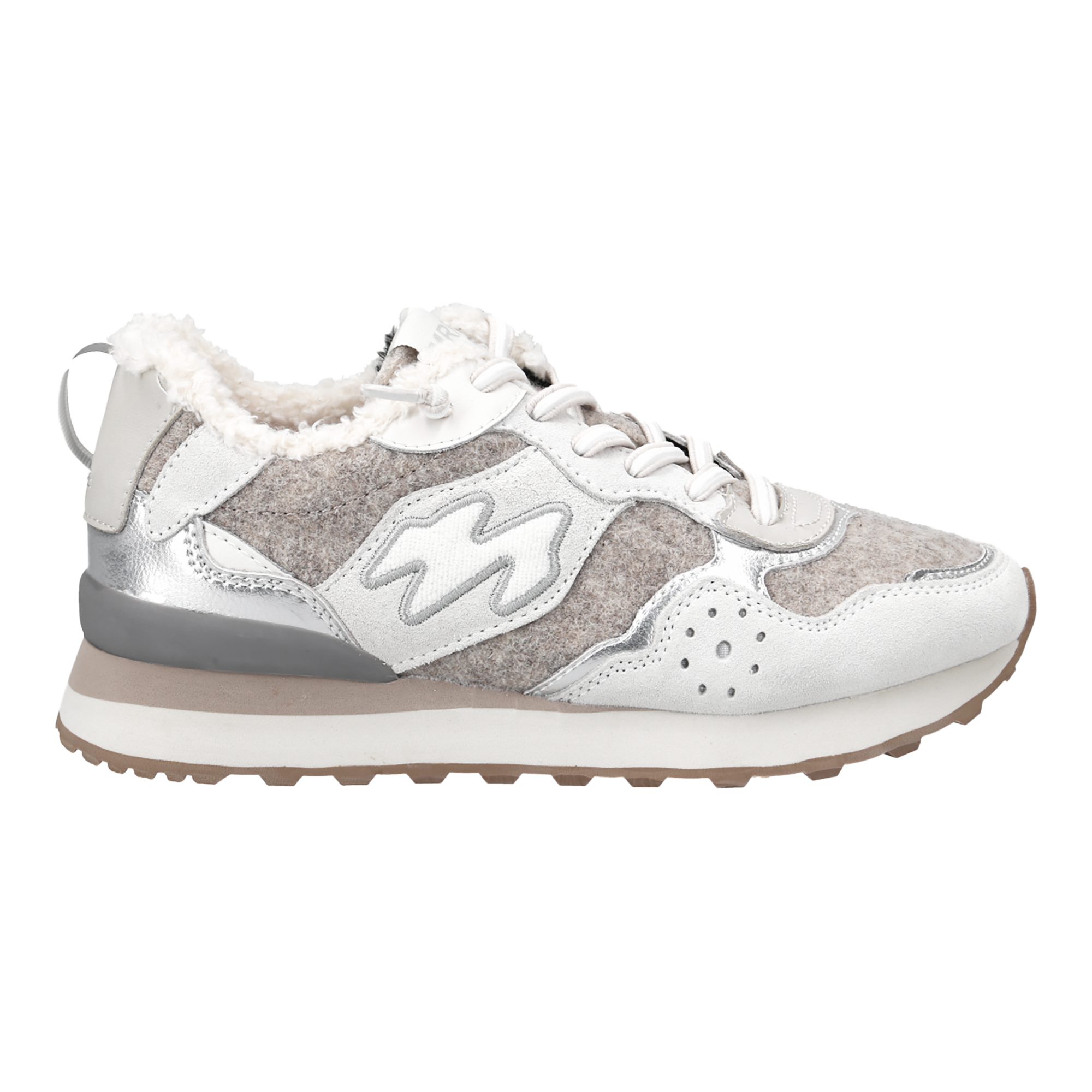 MRP MRP MRP 47, Warmfutter, Schnürschuhe, Weiß, Damen Schnürschuh