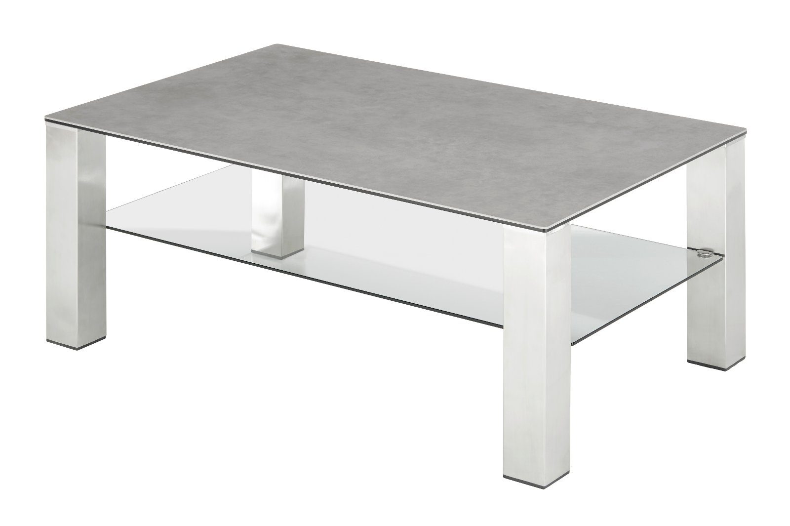 Edelstahl 110 Keramik-Tischplatte 70 Puno x cm), furniture mit MCA (Wohnzimmertisch Couchtisch