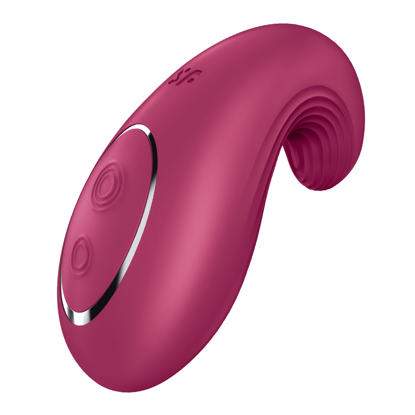 Satisfyer Auflege-Vibrator Satisfyer Auflegevibrator 'Dipping Delight' (2 Motoren, aus Silikon), (1-tlg) bordeaux